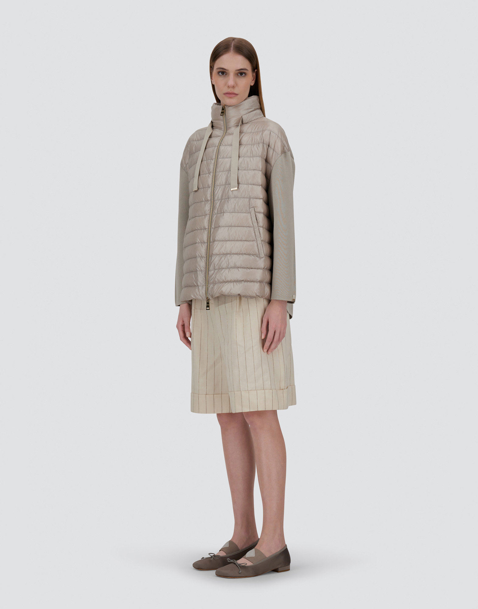 Herno Jacket In Eternal Cotton And Nylon Ultralight In Chantilly