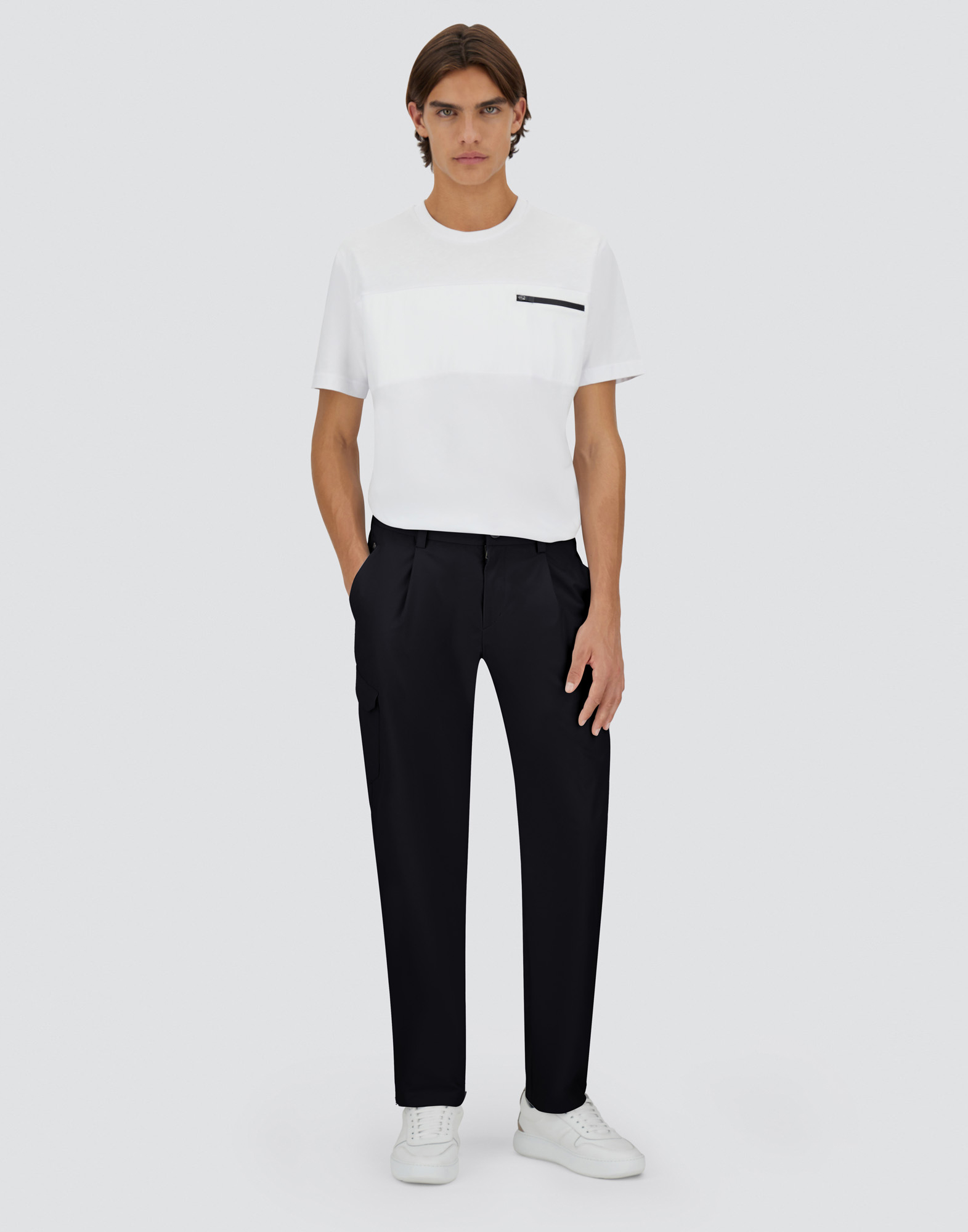 Herno Nylon Dive Trousers In Black