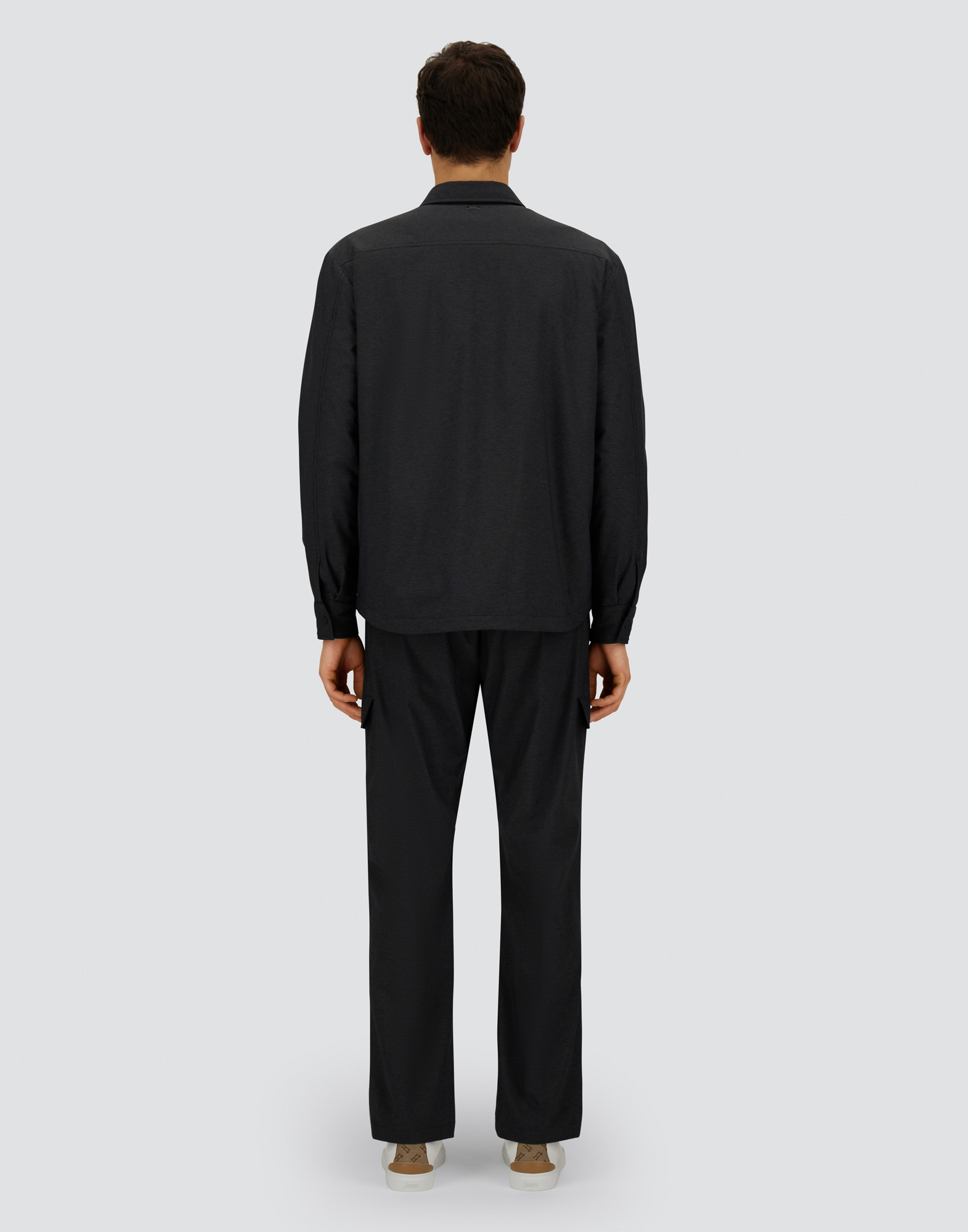 Herno Long-sleeved Snap-button Cotton Coat