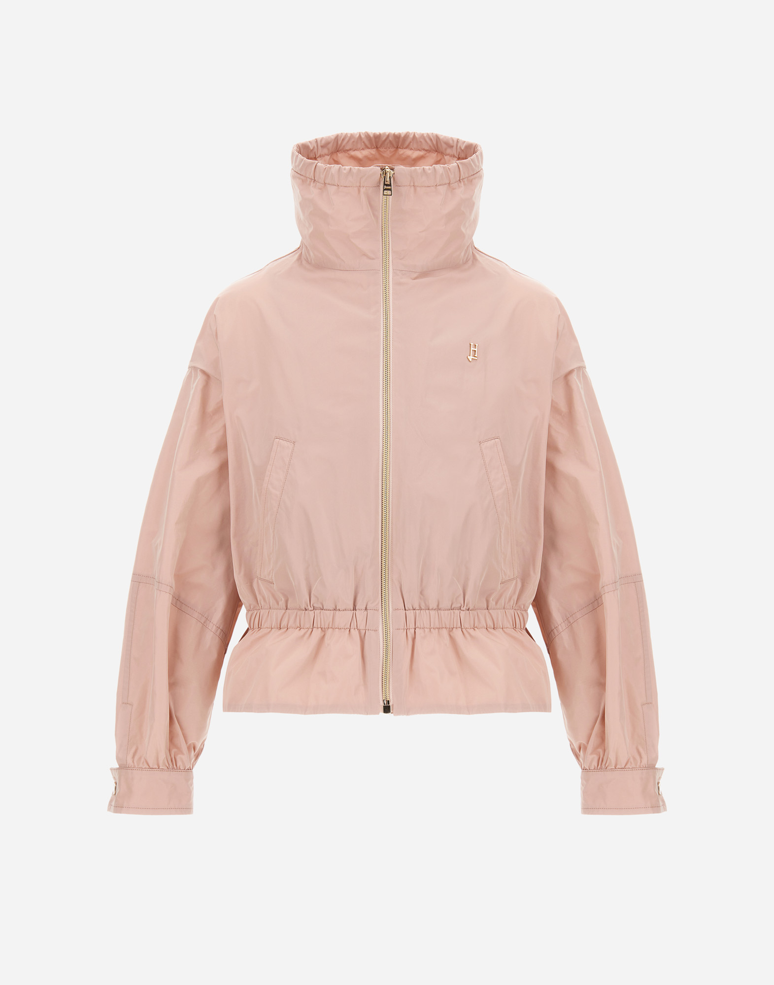 Herno New Techno Taffeta Jacket In Pink