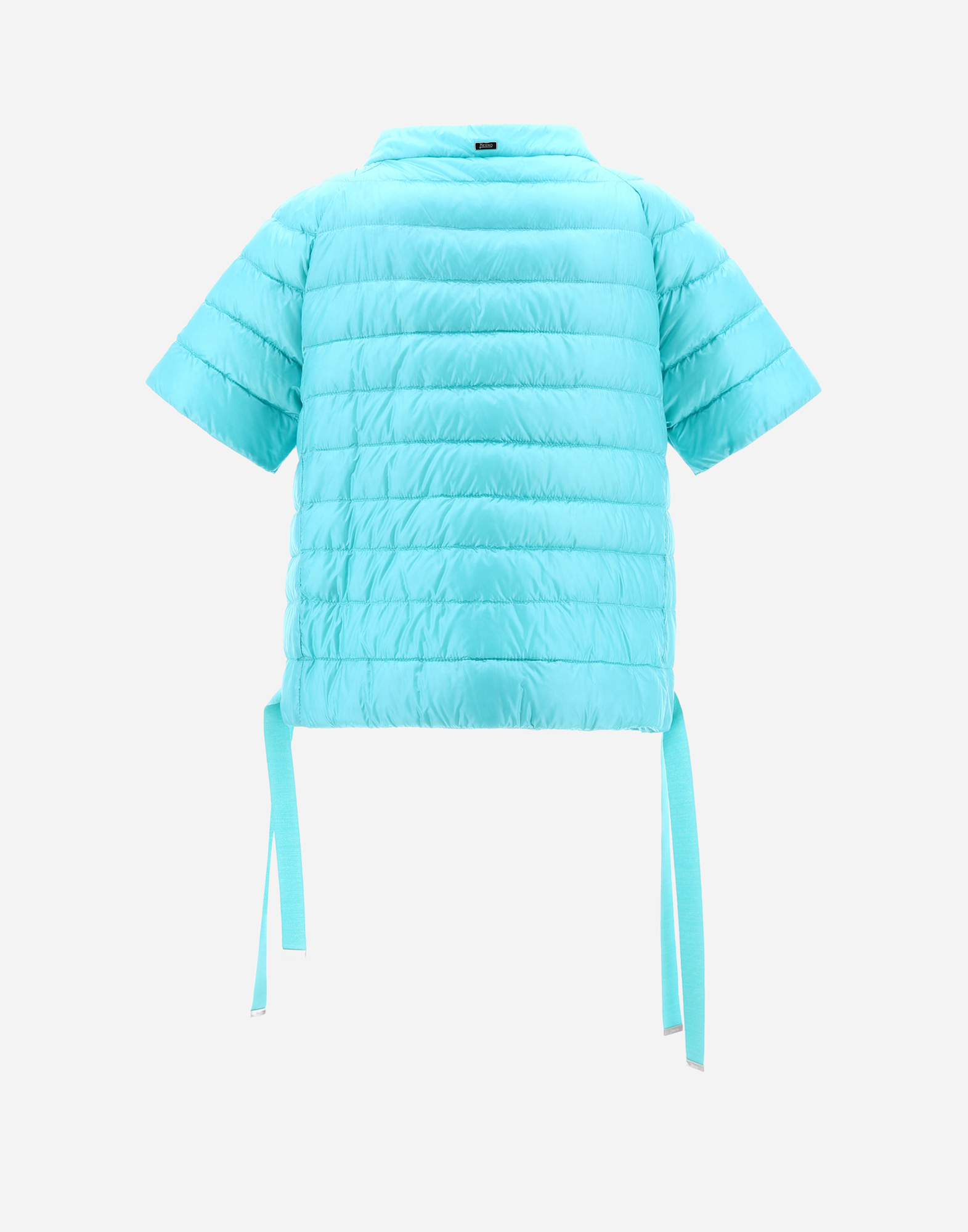 Herno Nylon Ultralight Cape Jacket In Aqua