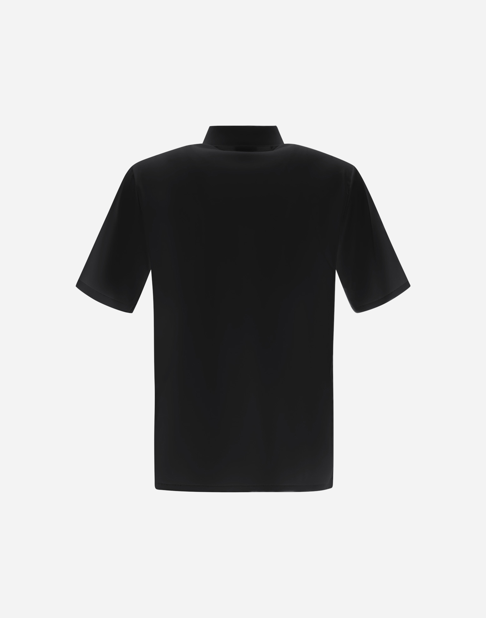 Herno Spring Ultralight Scuba Polo Shirt In Black