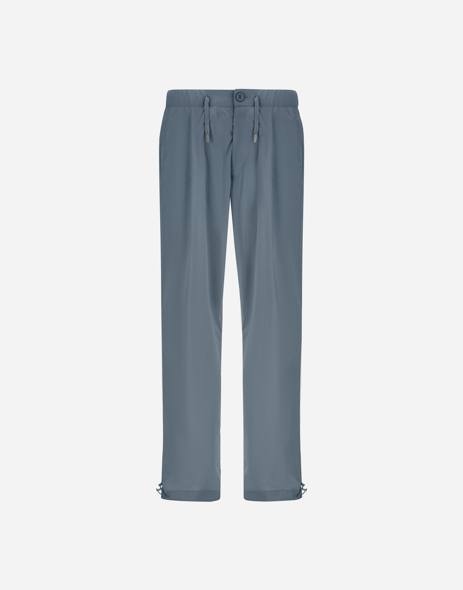 Herno Resort Trousers In Light Nylon Stretch In Blue