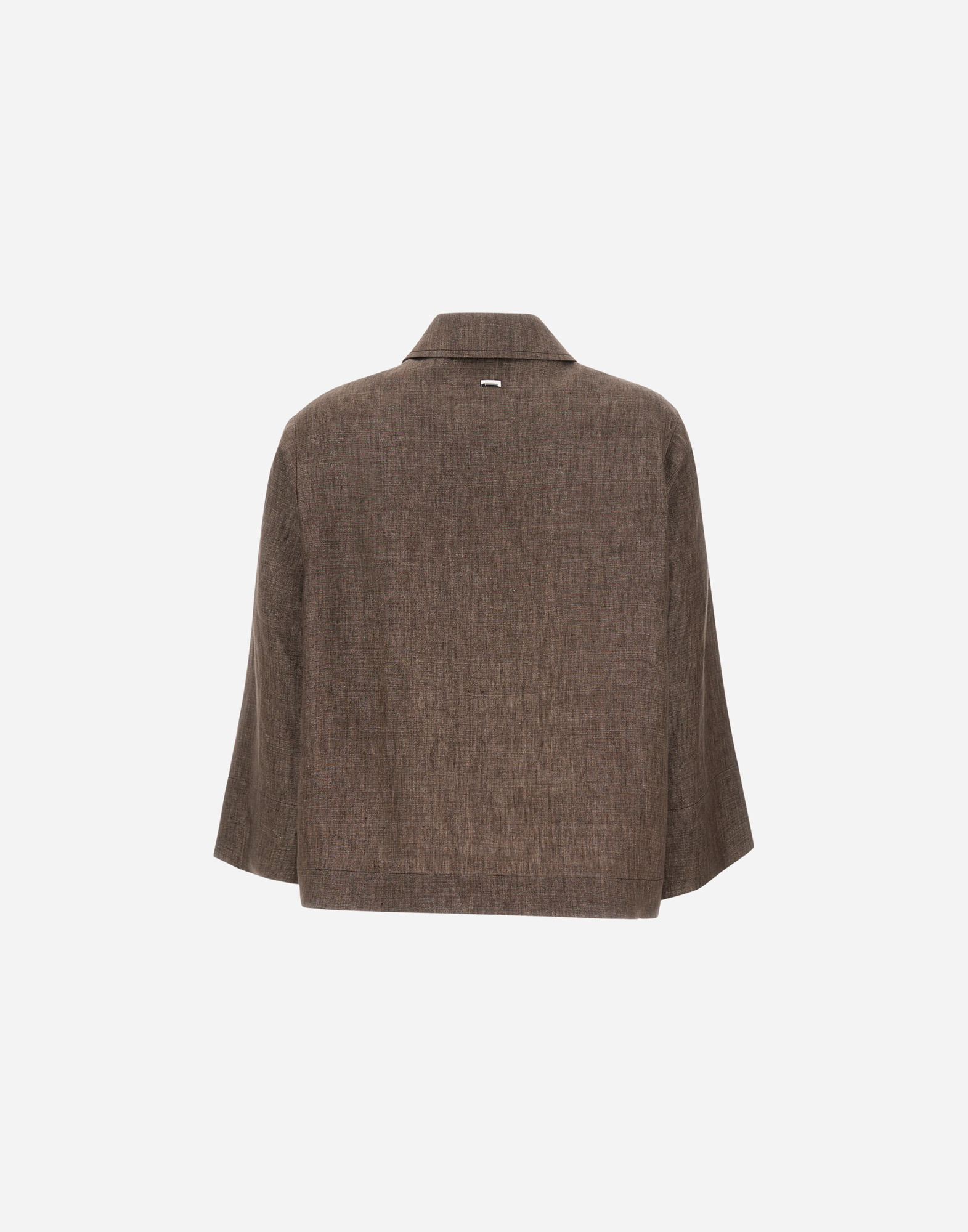 Herno Resort Shacket In New Linen In Brown