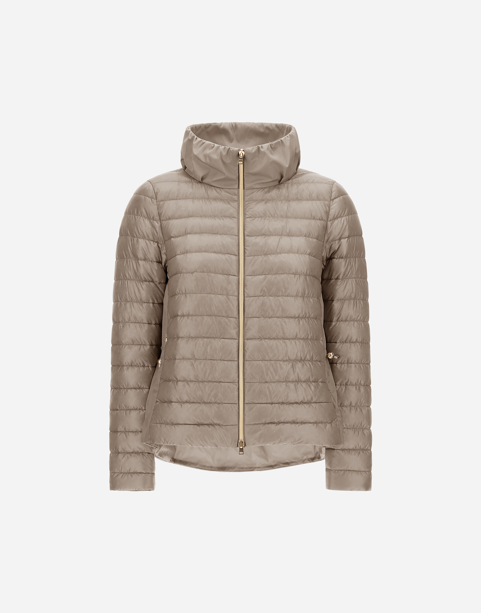 Herno Jacket In Nylon Ultralight And New Techno Taffeta In Dove Grey