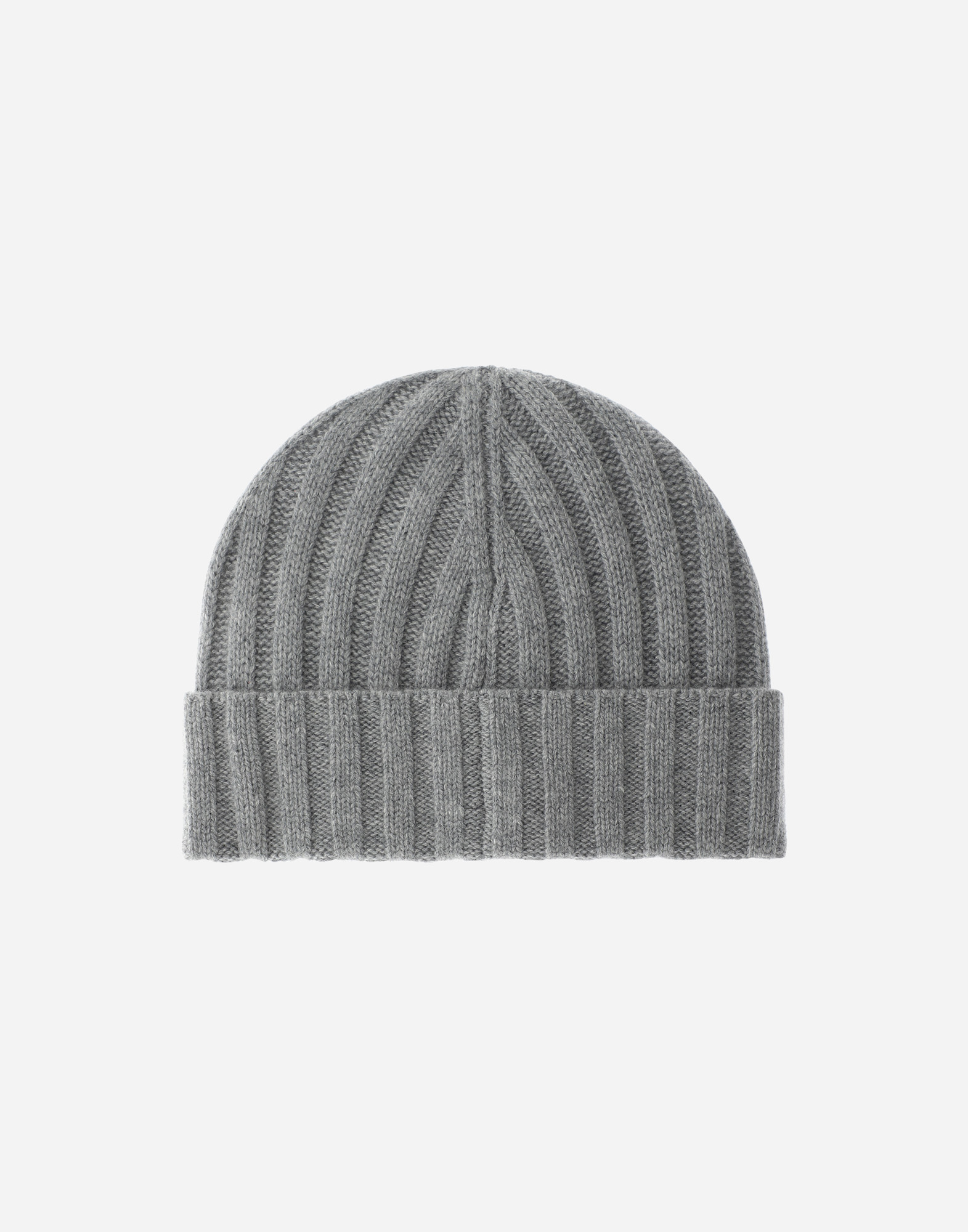 Herno Cashmere And Alcantara Beanie In Grey