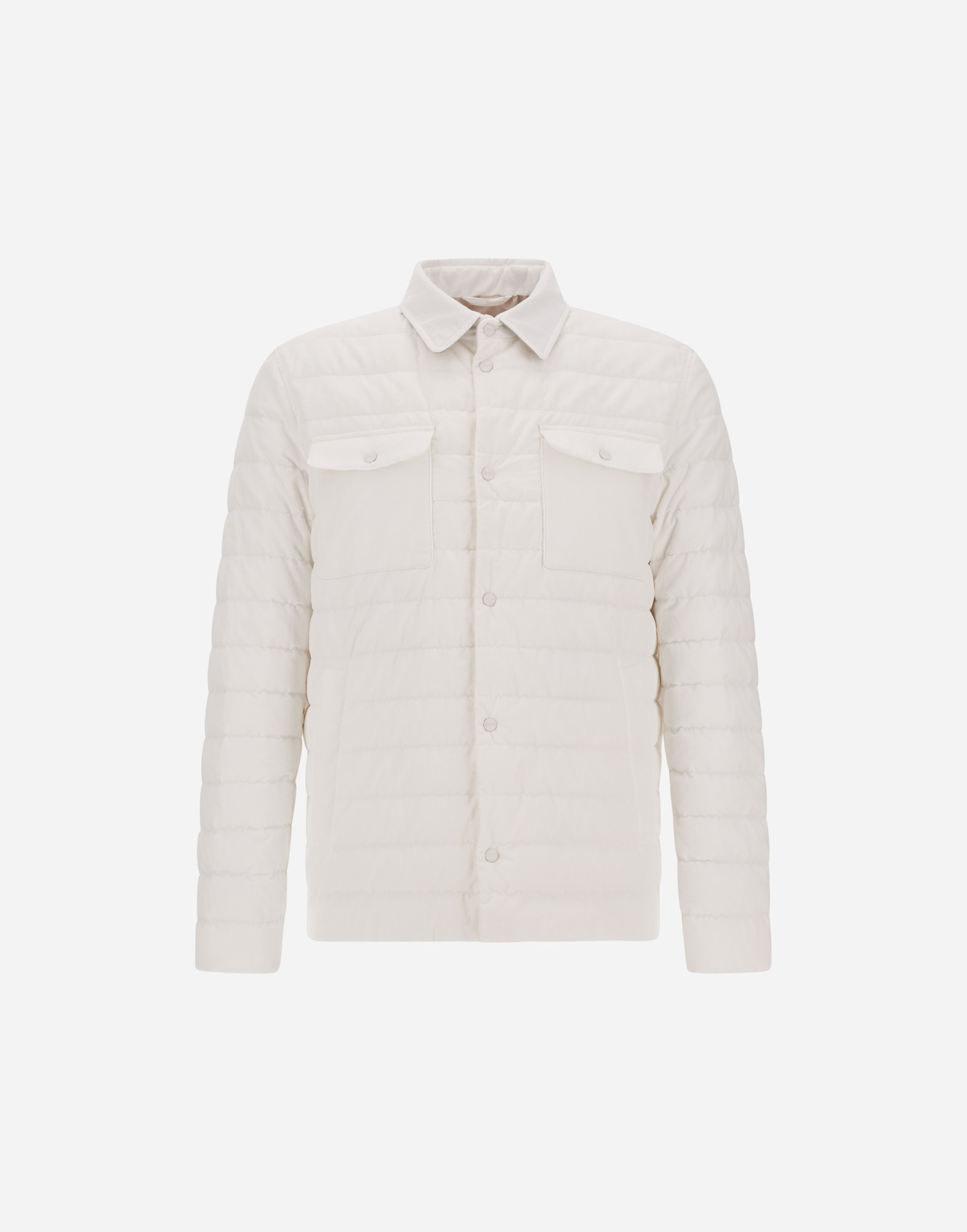 Herno Snap-button Long-sleeved Down Jacket