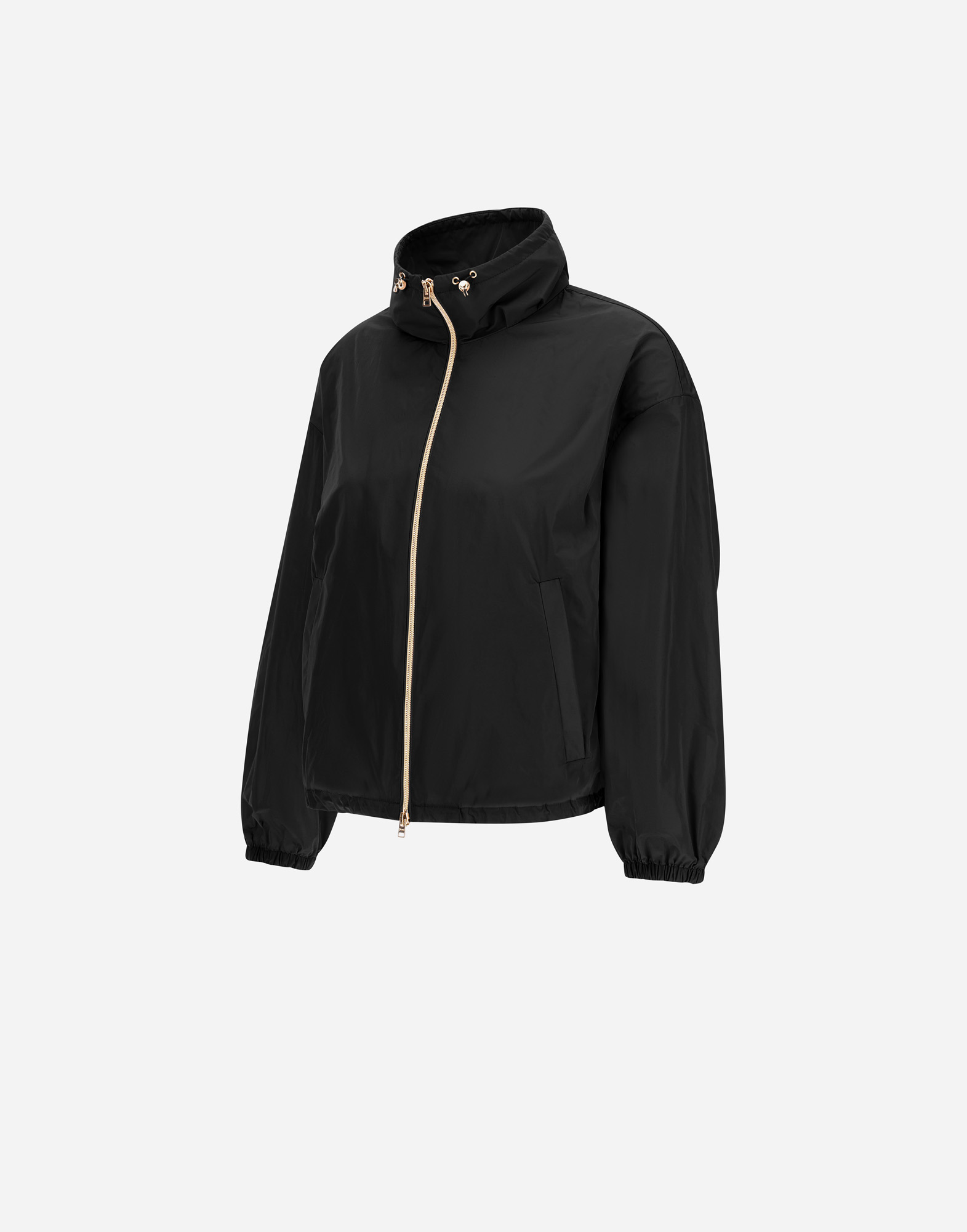 Herno New Techno Teffeta Jacket In Black