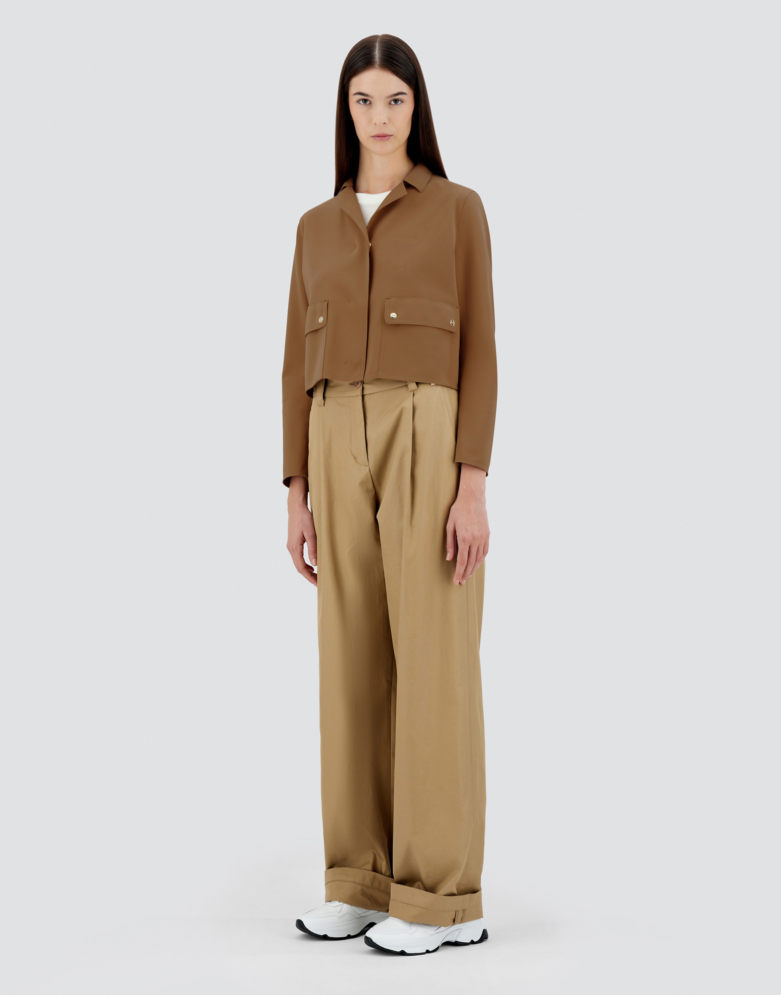 Herno First-act Pef Jacket In Camel