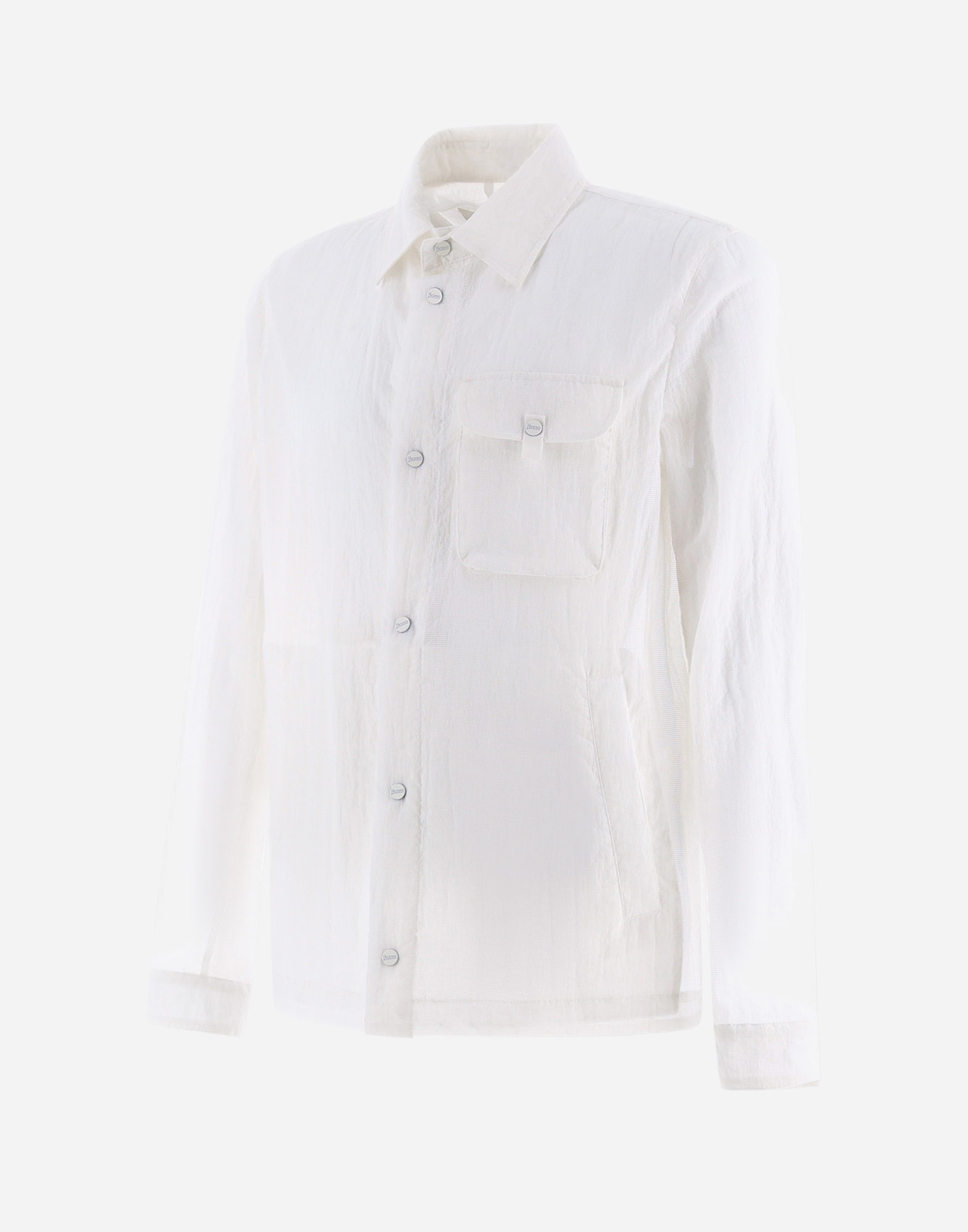 Herno 3d Ripstop シャツ In White