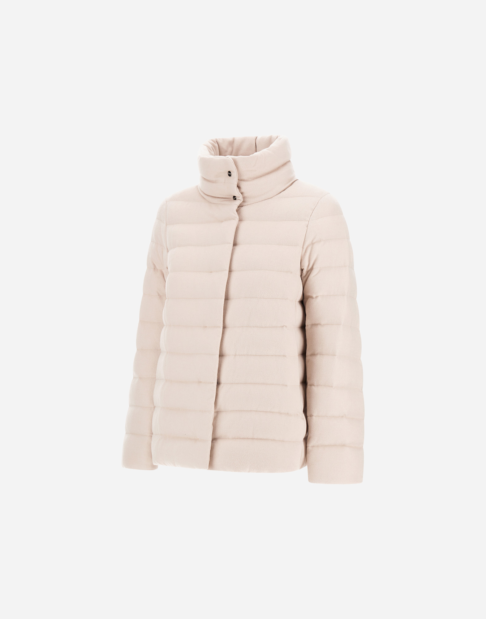 Herno Resort Cape In Cashmere Silk In White