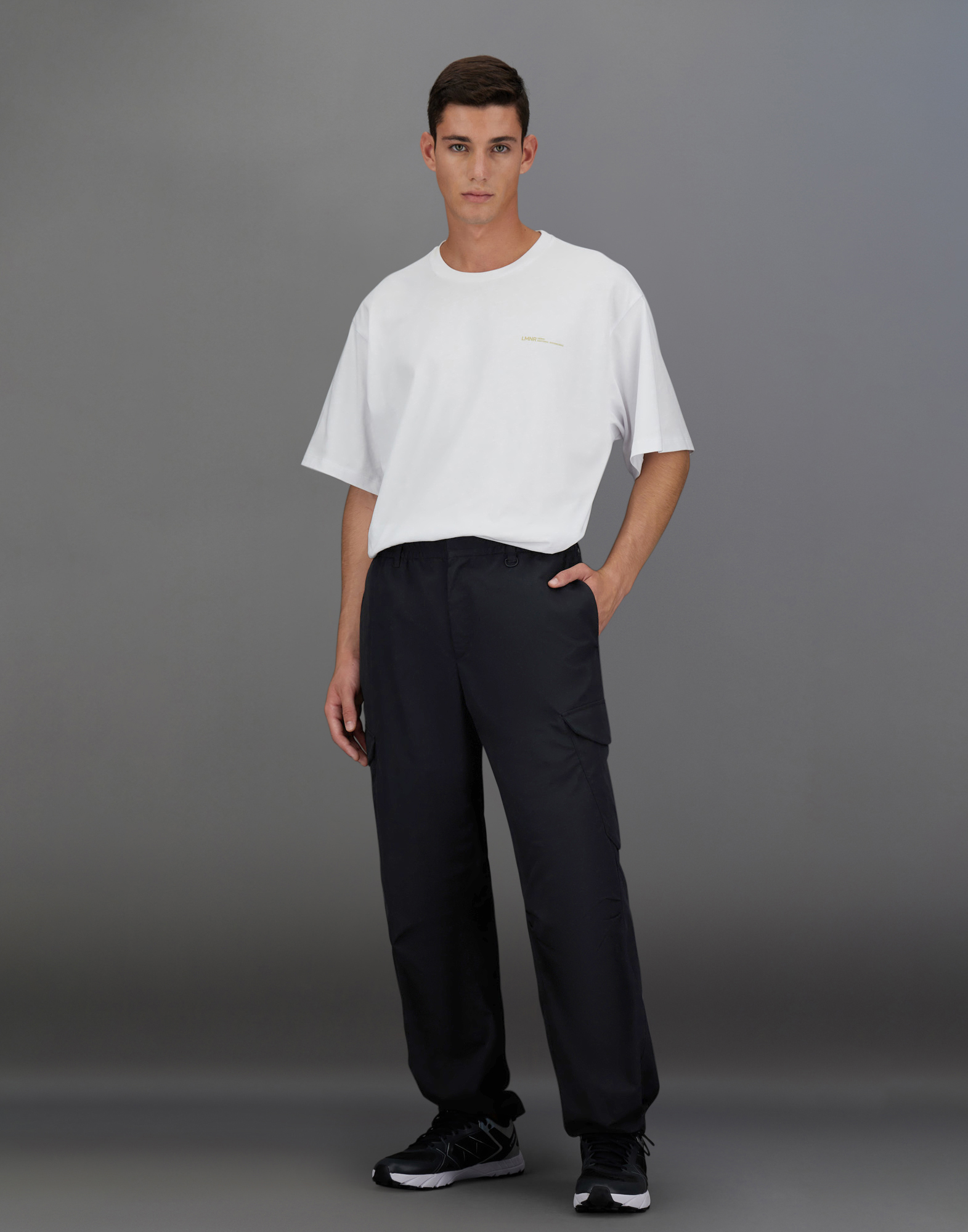 Herno Laminar Cargo Trousers In Tech-poplin In Black