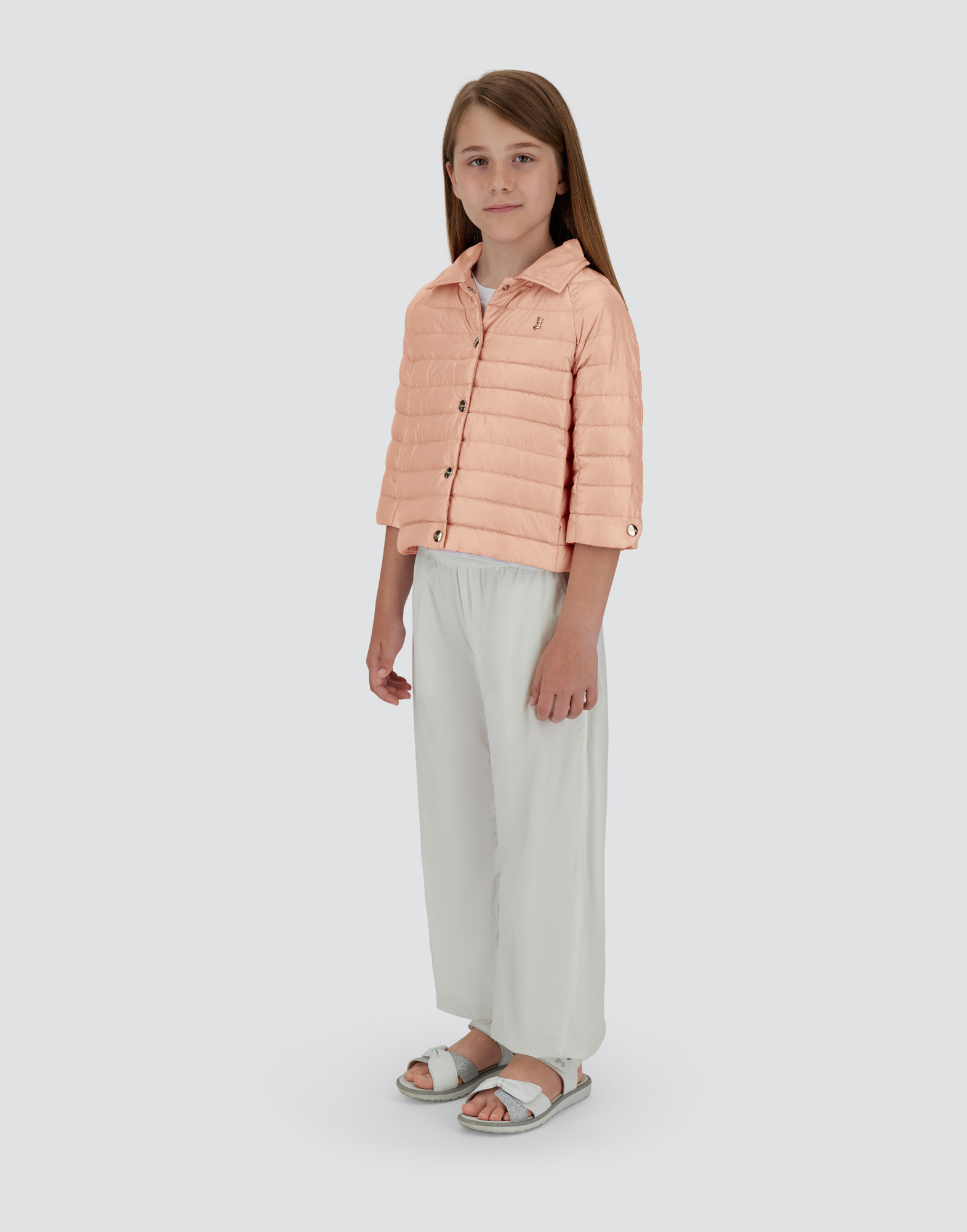 Herno Cape In Nylon Ultralight In Light Pink