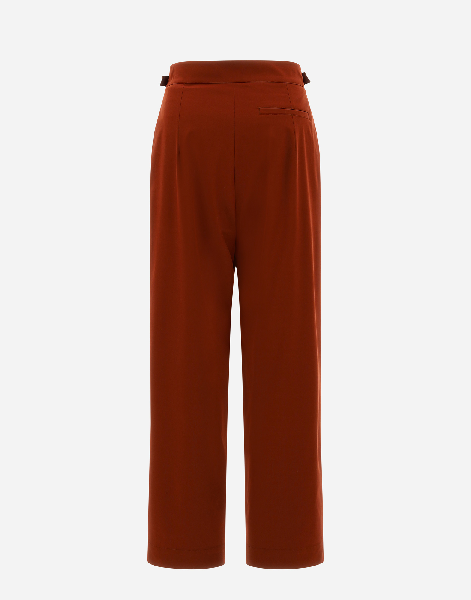 Herno Structures Nylon Trousers In Burnt