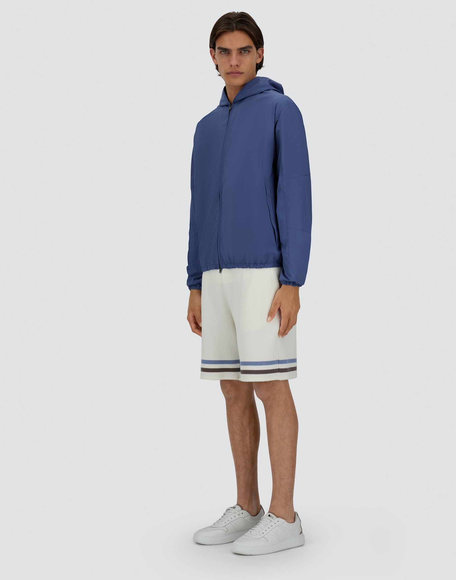 Herno Smart Tech Jacket In Light Blue