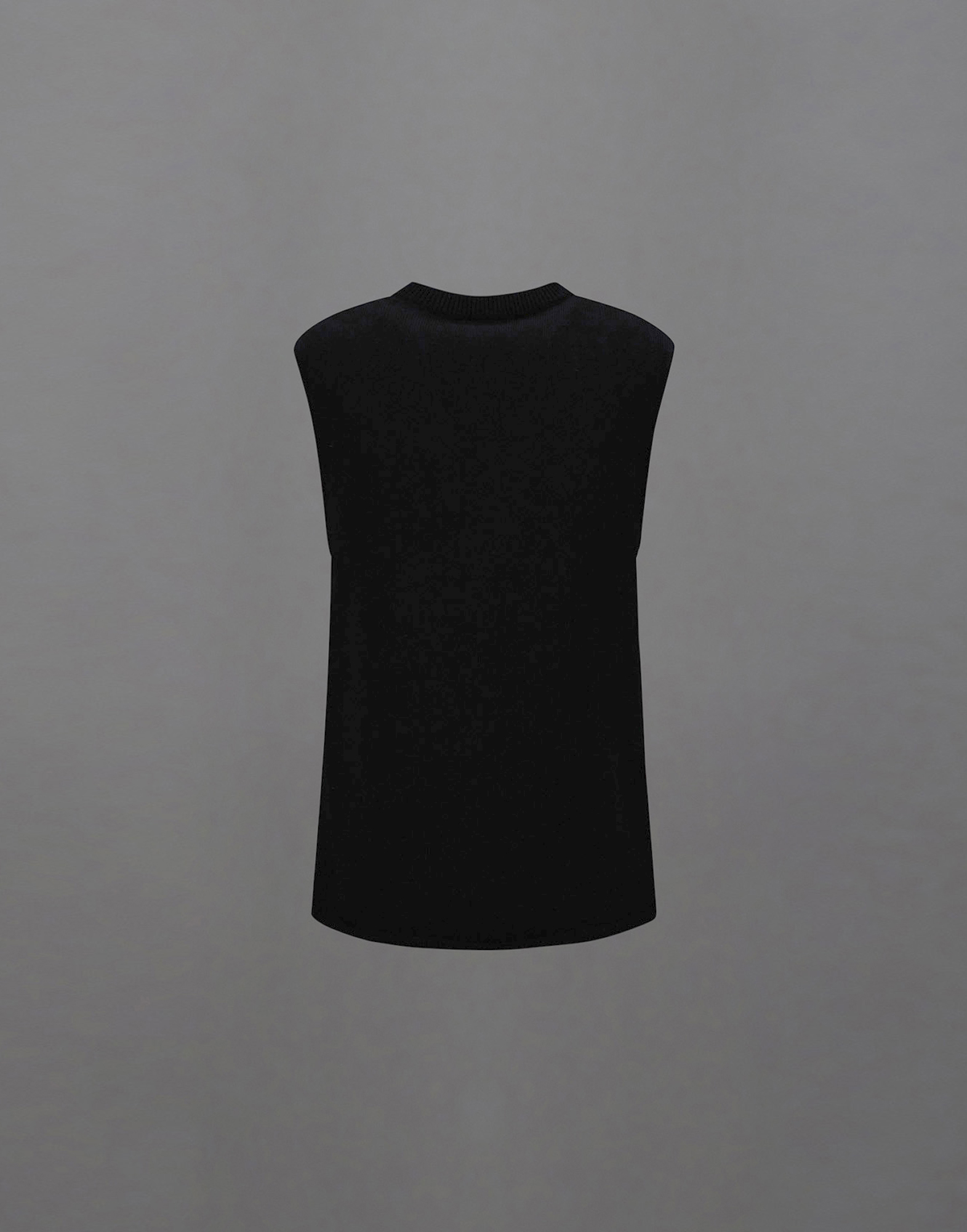 Herno Laminar Top In Cony Knit And Extralight Stretch In Black