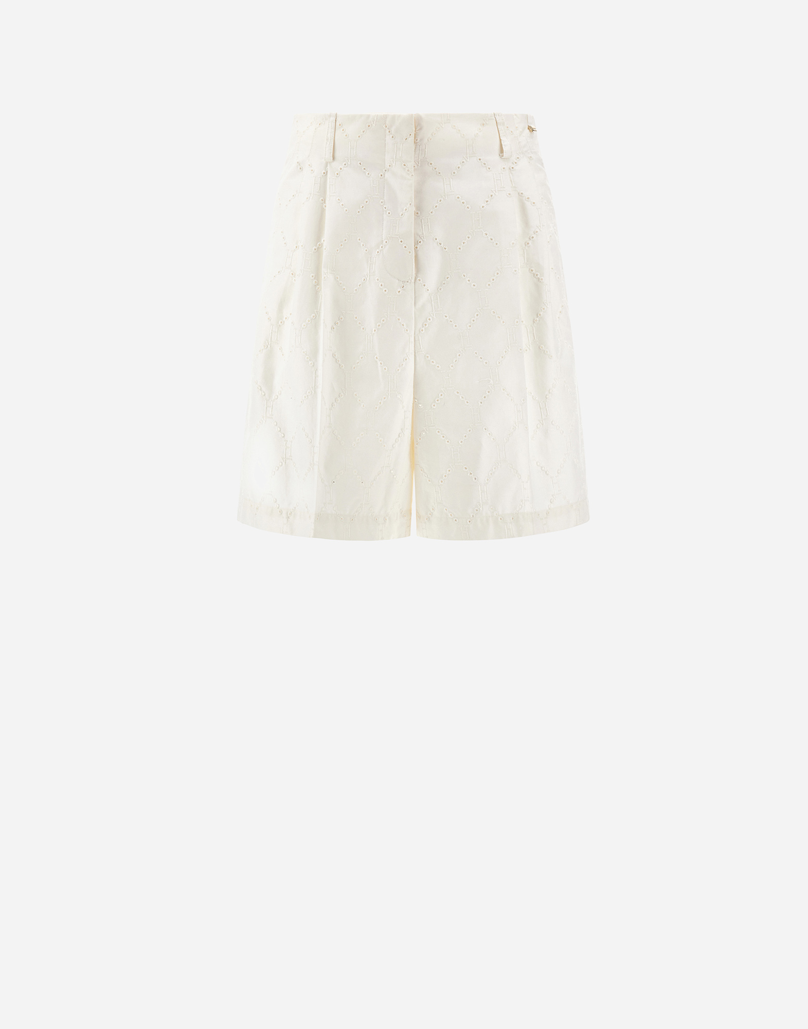 Herno Embroidered Delon Shorts In White