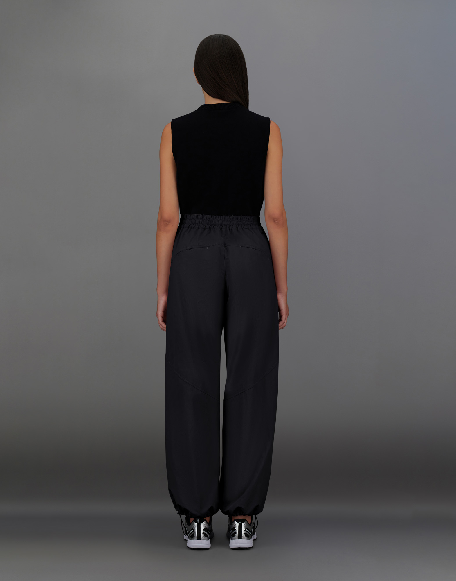 Herno Laminar Trousers In Organic-tech Feel In Black