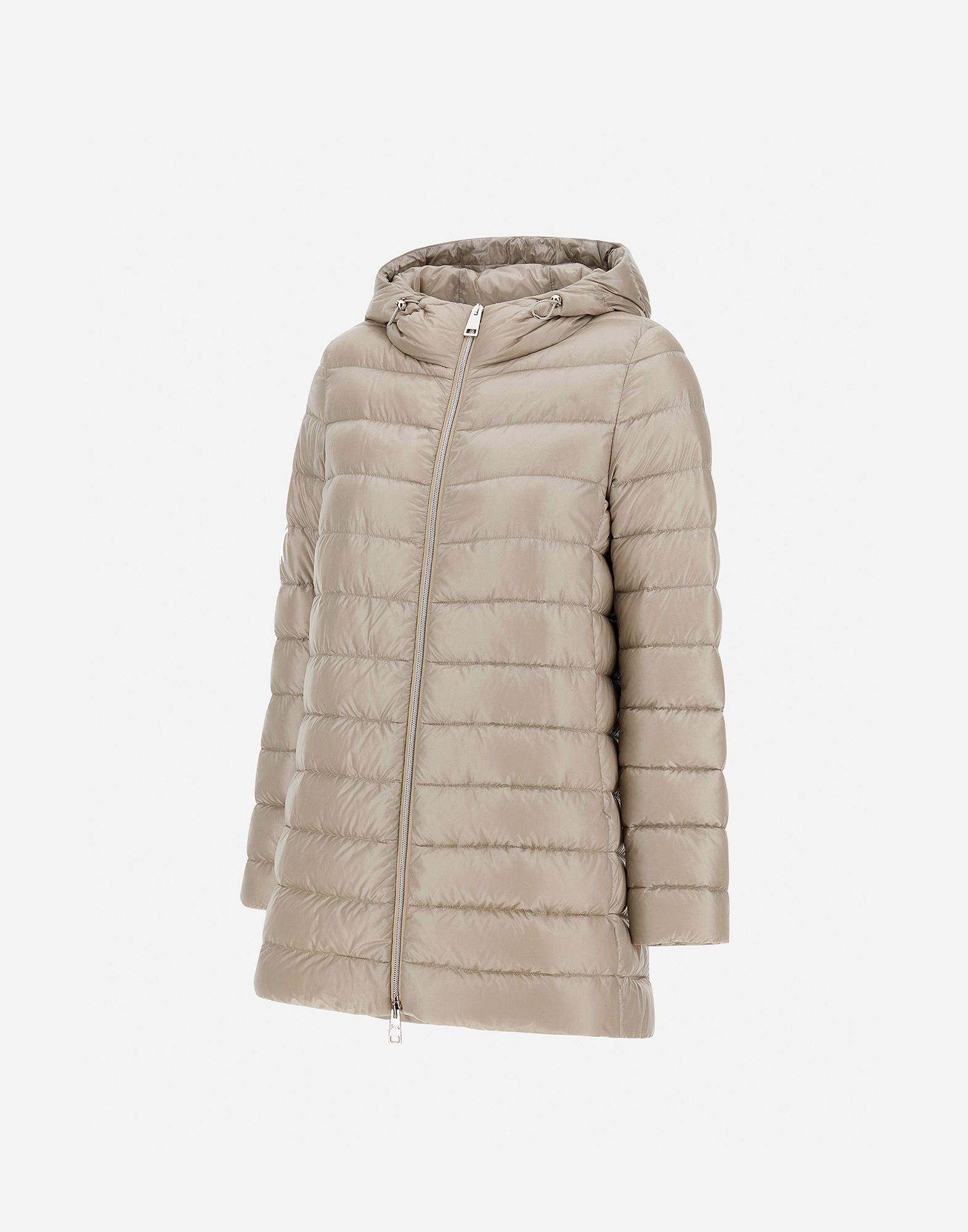 Herno Resort A-shape Jacket In Nylon Ultralight In Chantilly