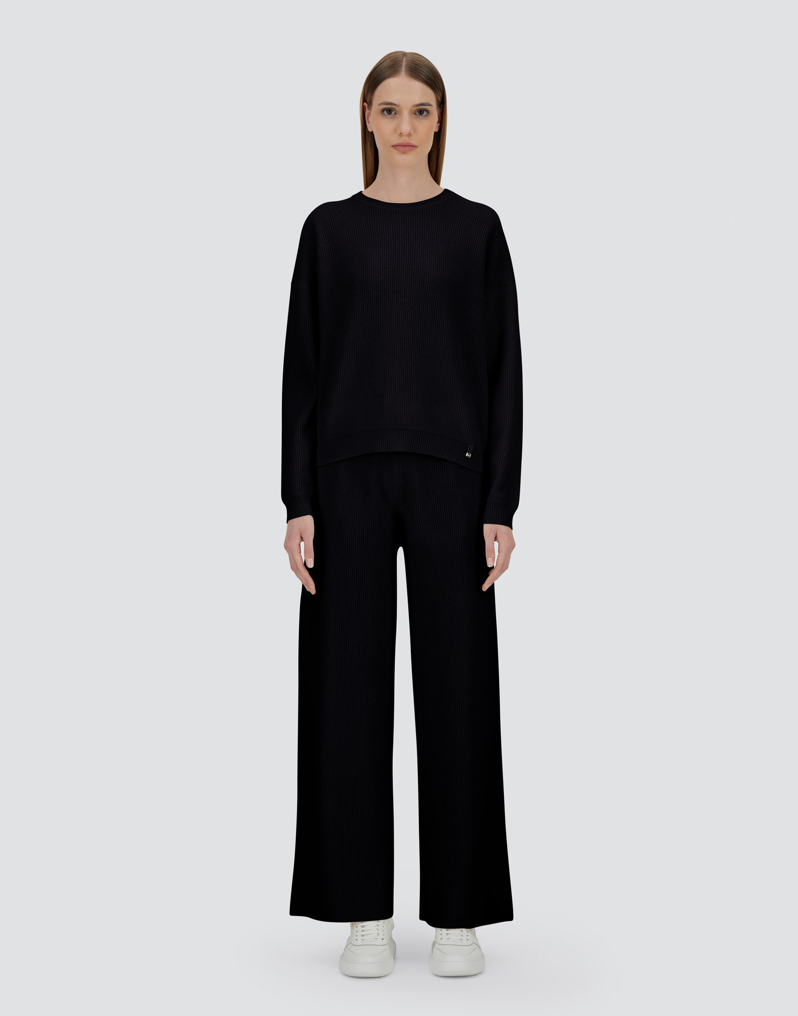 Herno Sweater In Rin Wool Cashmere In Black