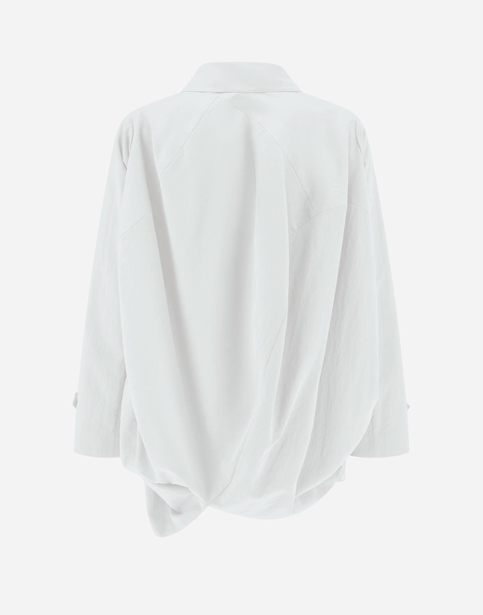 Herno Globe Blazer In Recycled Nylon Twill In White
