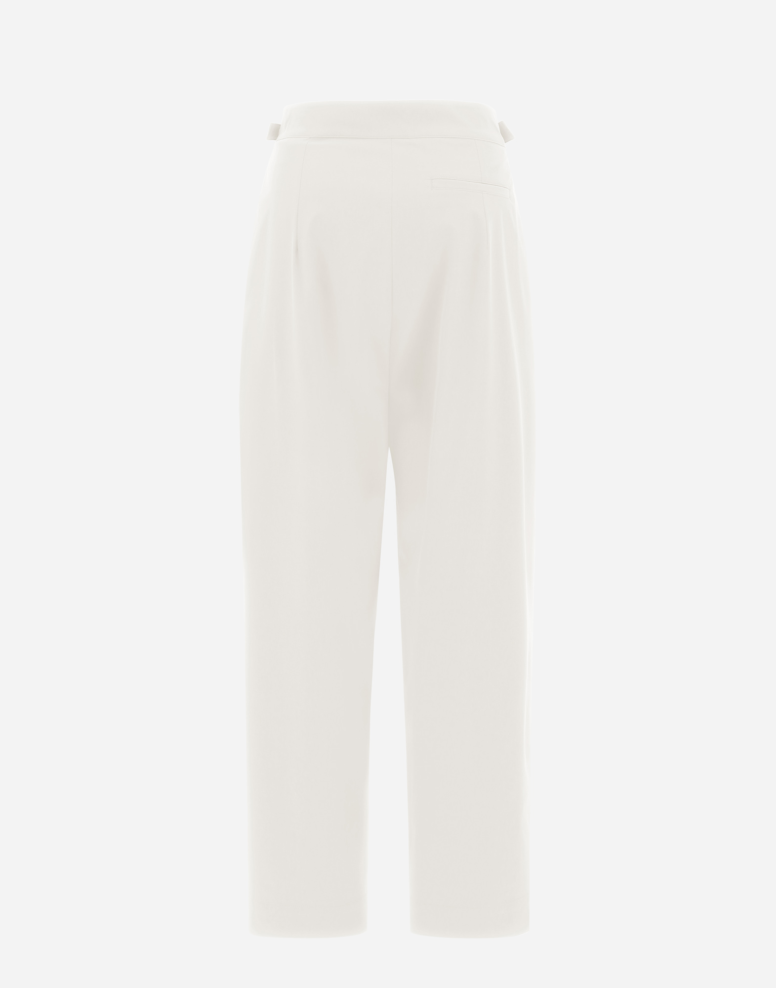 Herno Structures Nylon Trousers In White