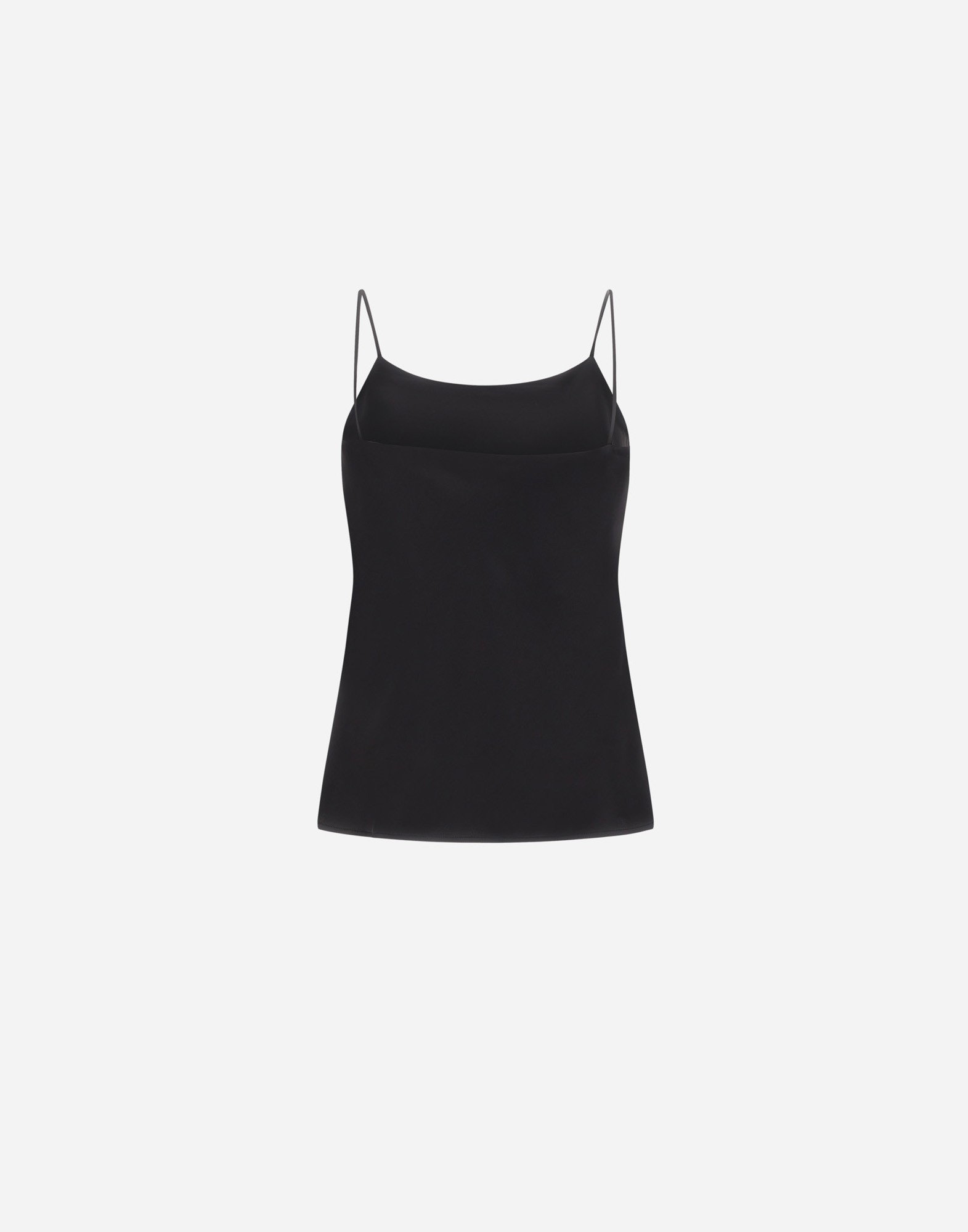 Herno Resort Top In Satin Effect In Black