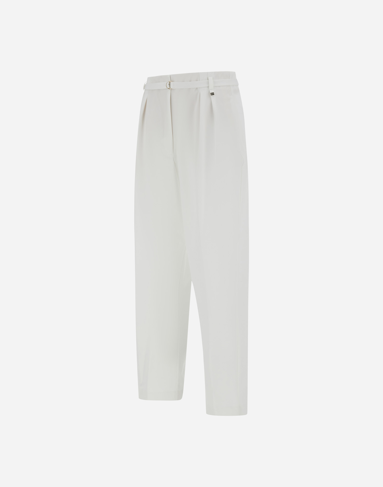 Herno Trousers In Structured Nylon In White