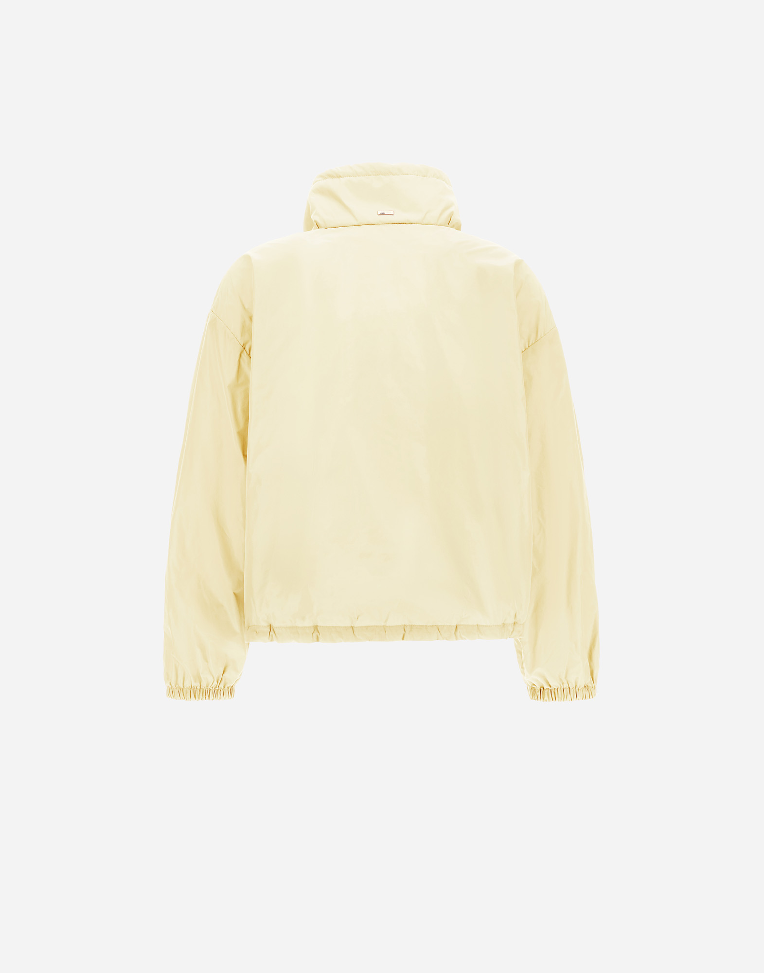 Herno New Techno Taffeta Jacket In Ivory