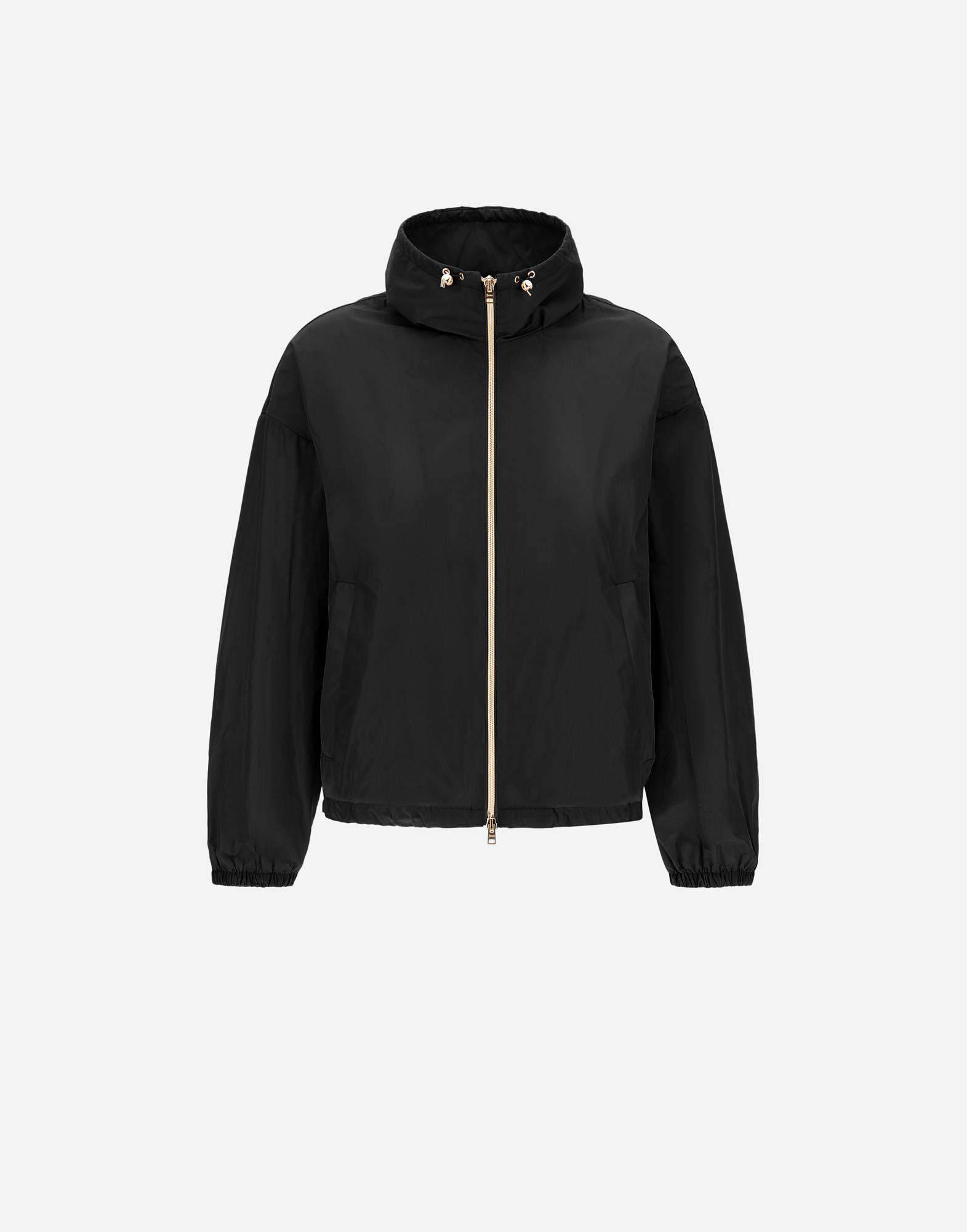 Herno New Techno Teffeta Jacket In Black