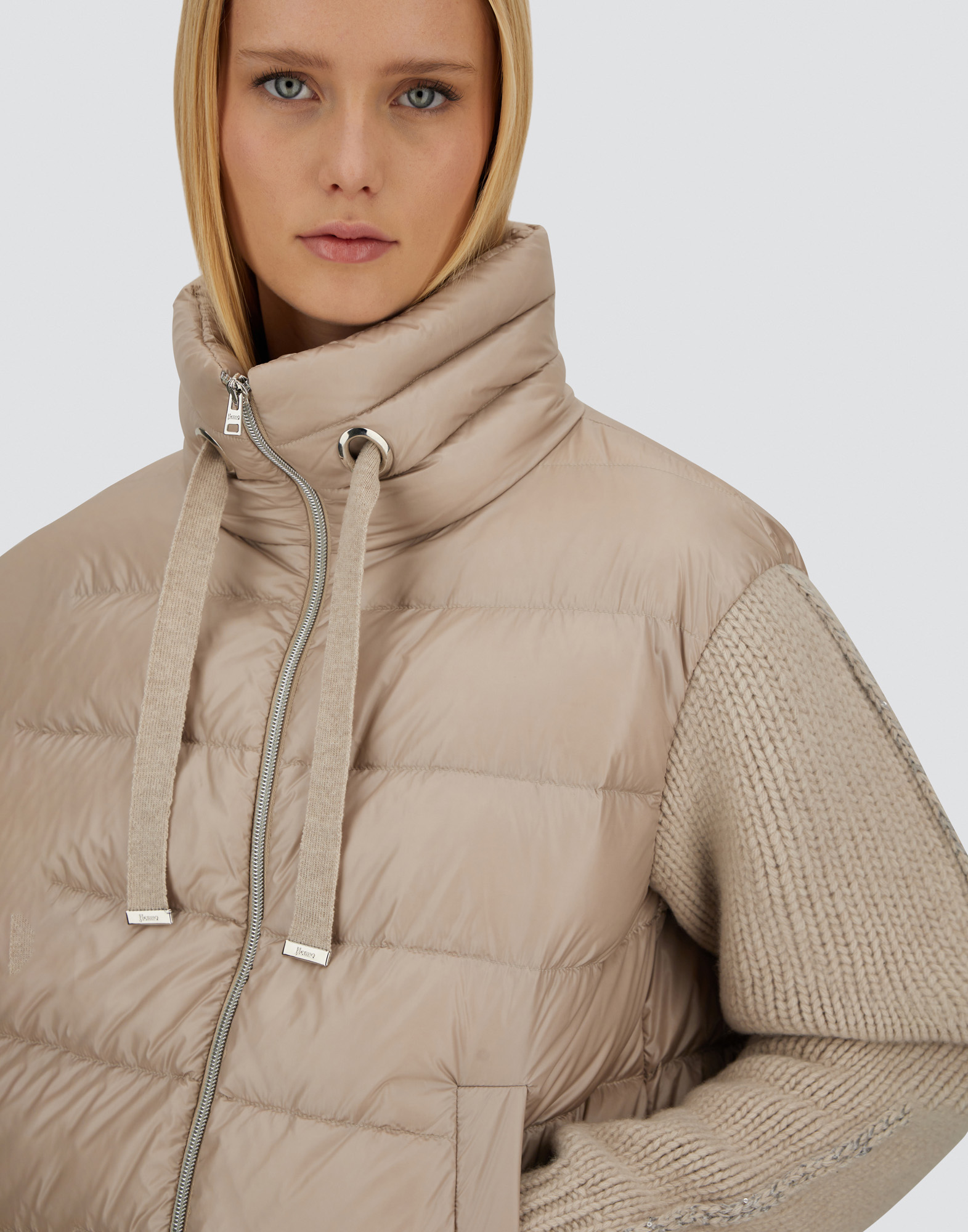 Herno Panelled Puffer Jacket