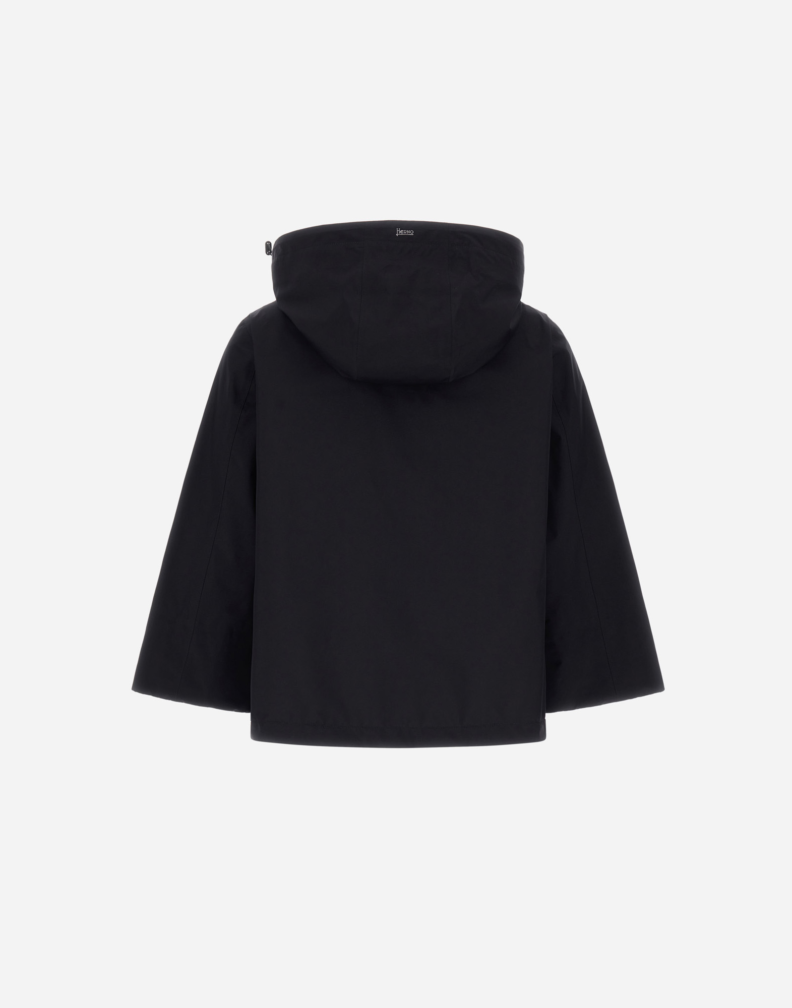 Herno Goretex New Paclite Zipper Cape In Black