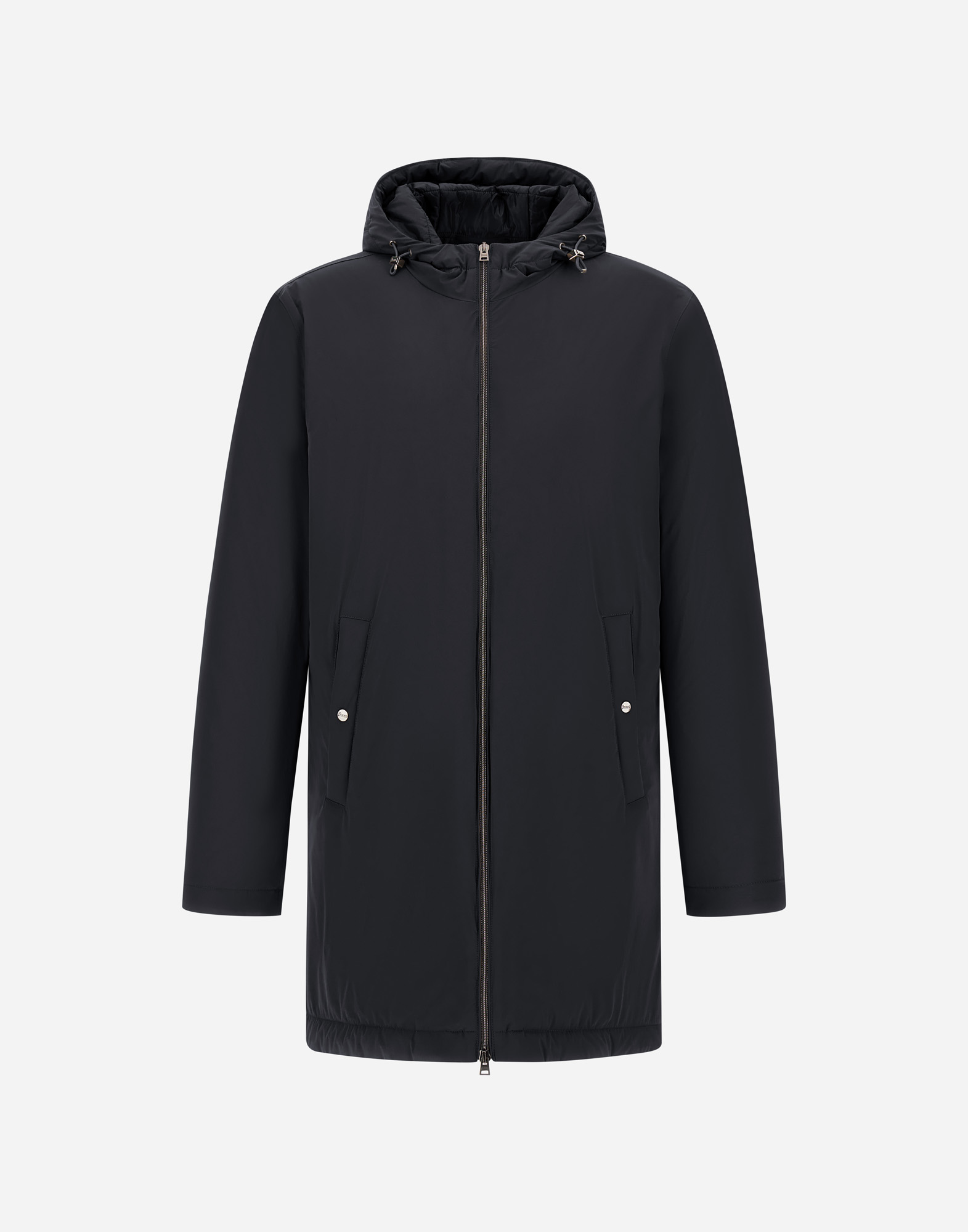 Herno Resort Parka In Travel Nylon Ponente In Black