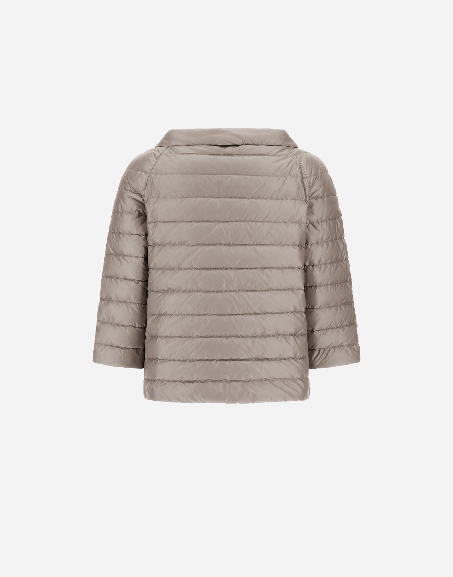 Shop Herno Reversible Cape Nylon Ultralight In Light Blue/ice