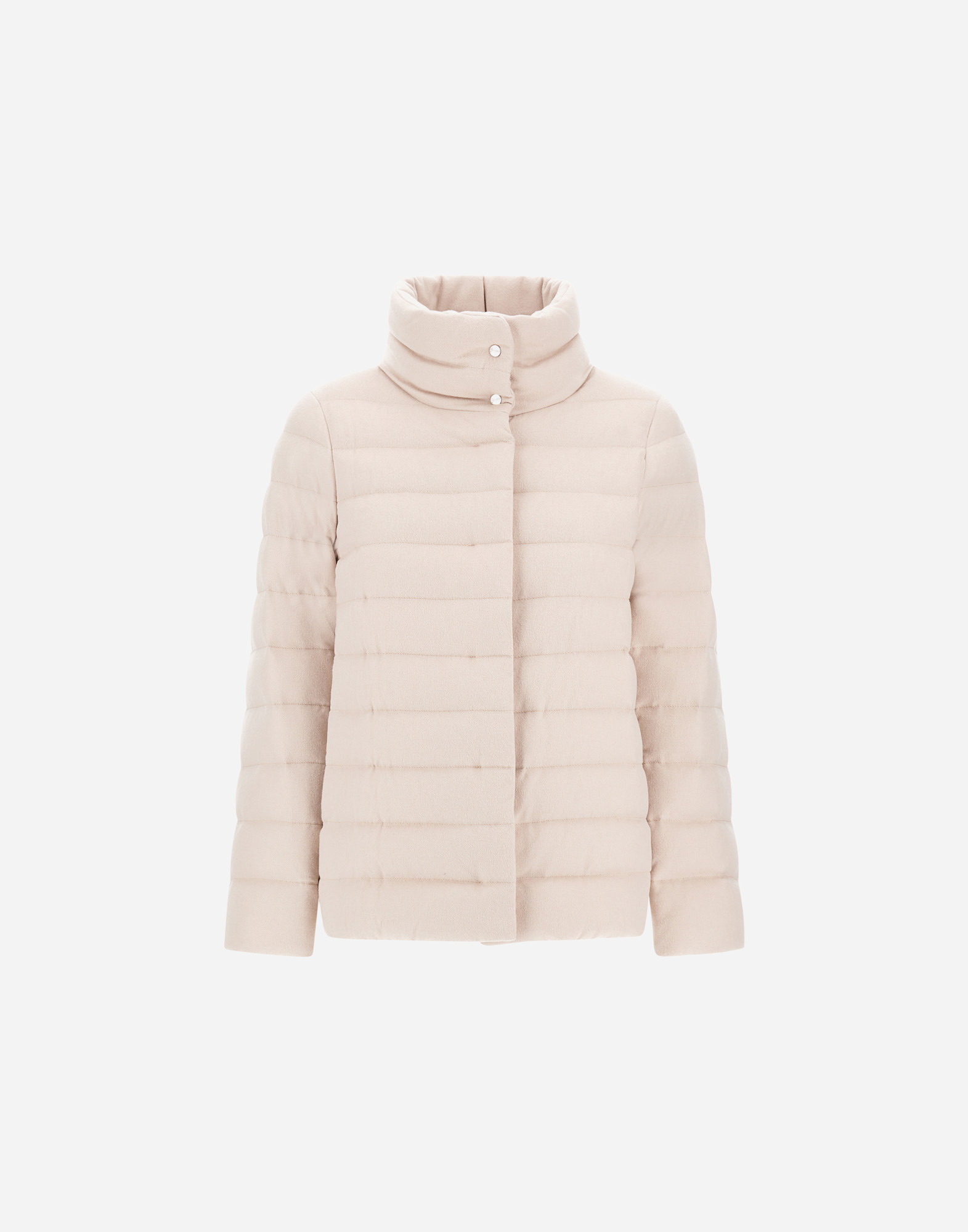 Herno Resort Cape In Cashmere Silk In White