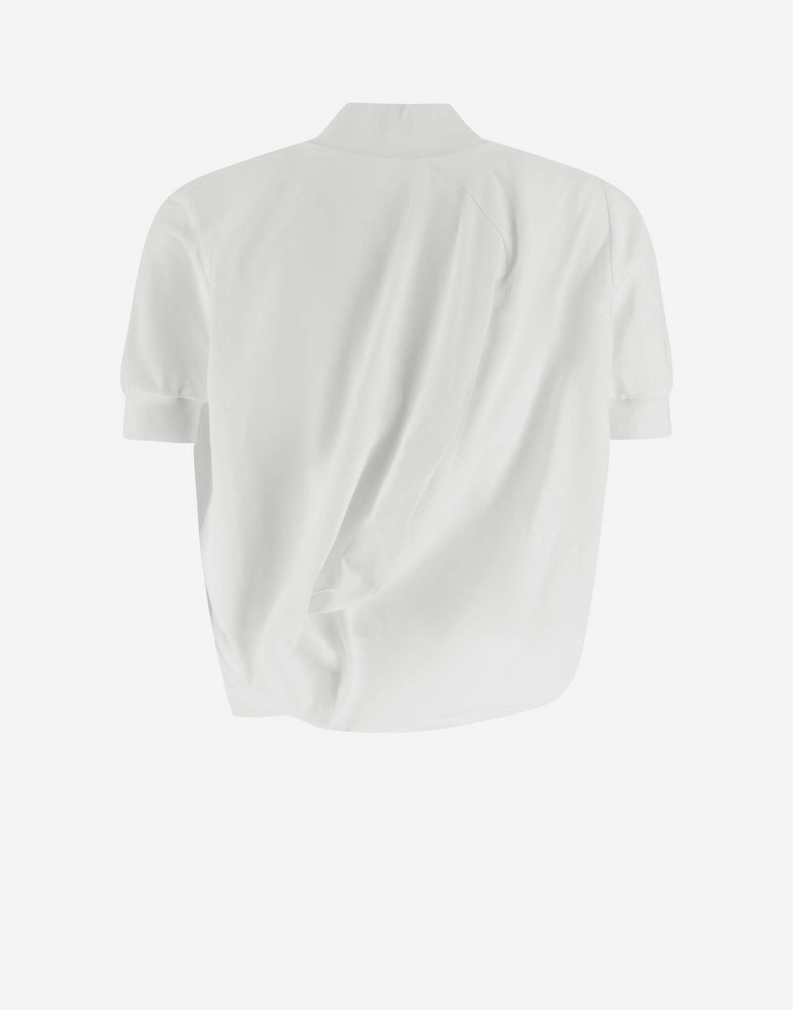 Herno Globe Sweater In Eco Jersey In White