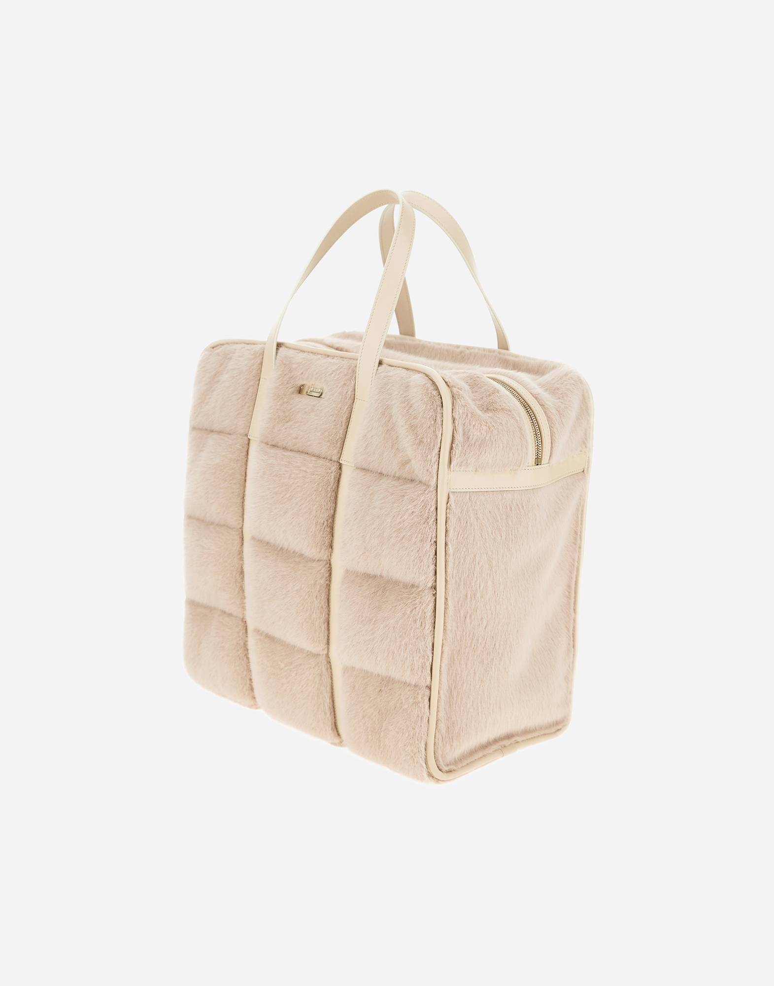 Herno Bag In Lady Alternative Fur In Gray