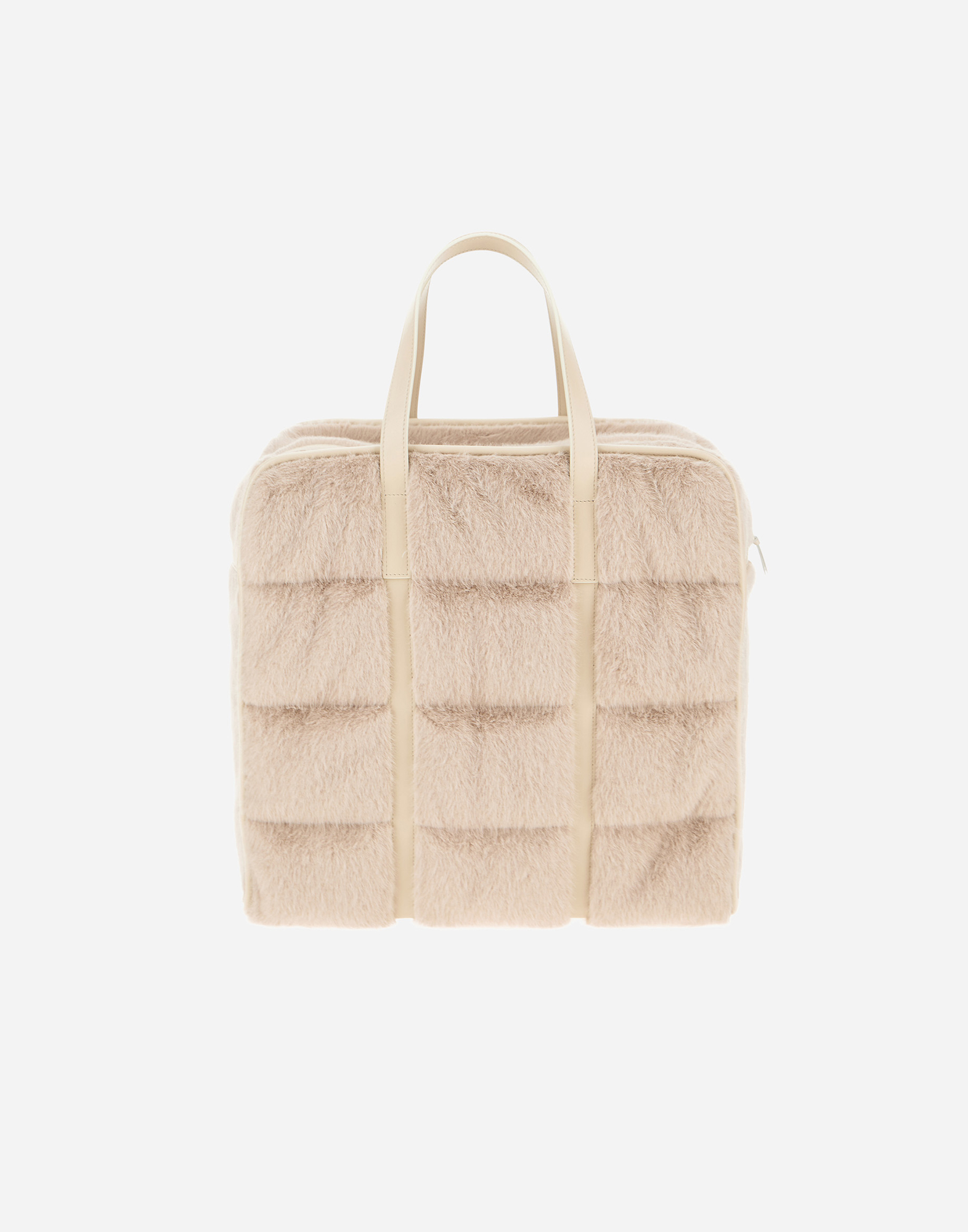 Herno Bag In Lady Alternative Fur In Gray