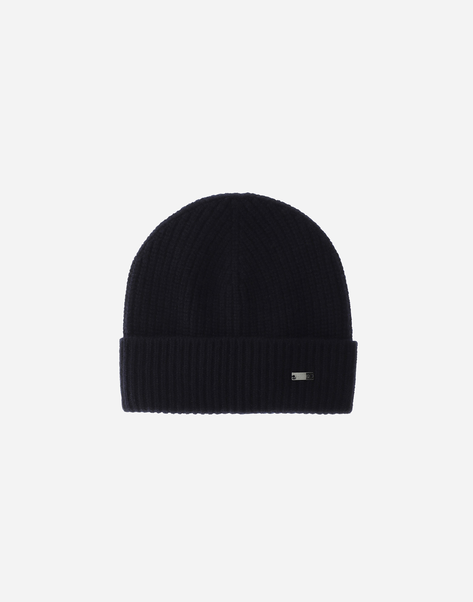 Herno Beanie In Pure Cashmere In Black