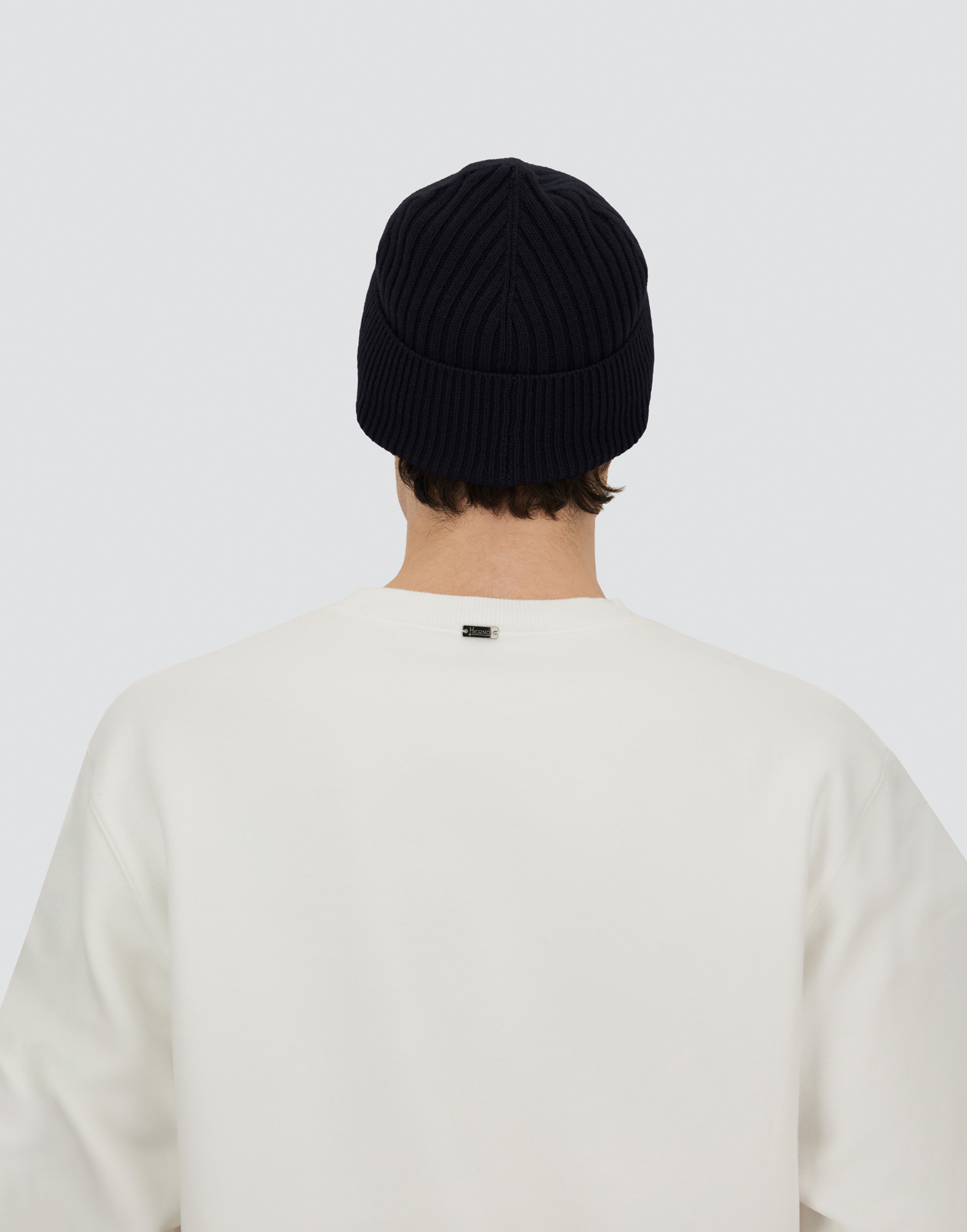 Herno Wool Cashmere Beanie Beanie In Black