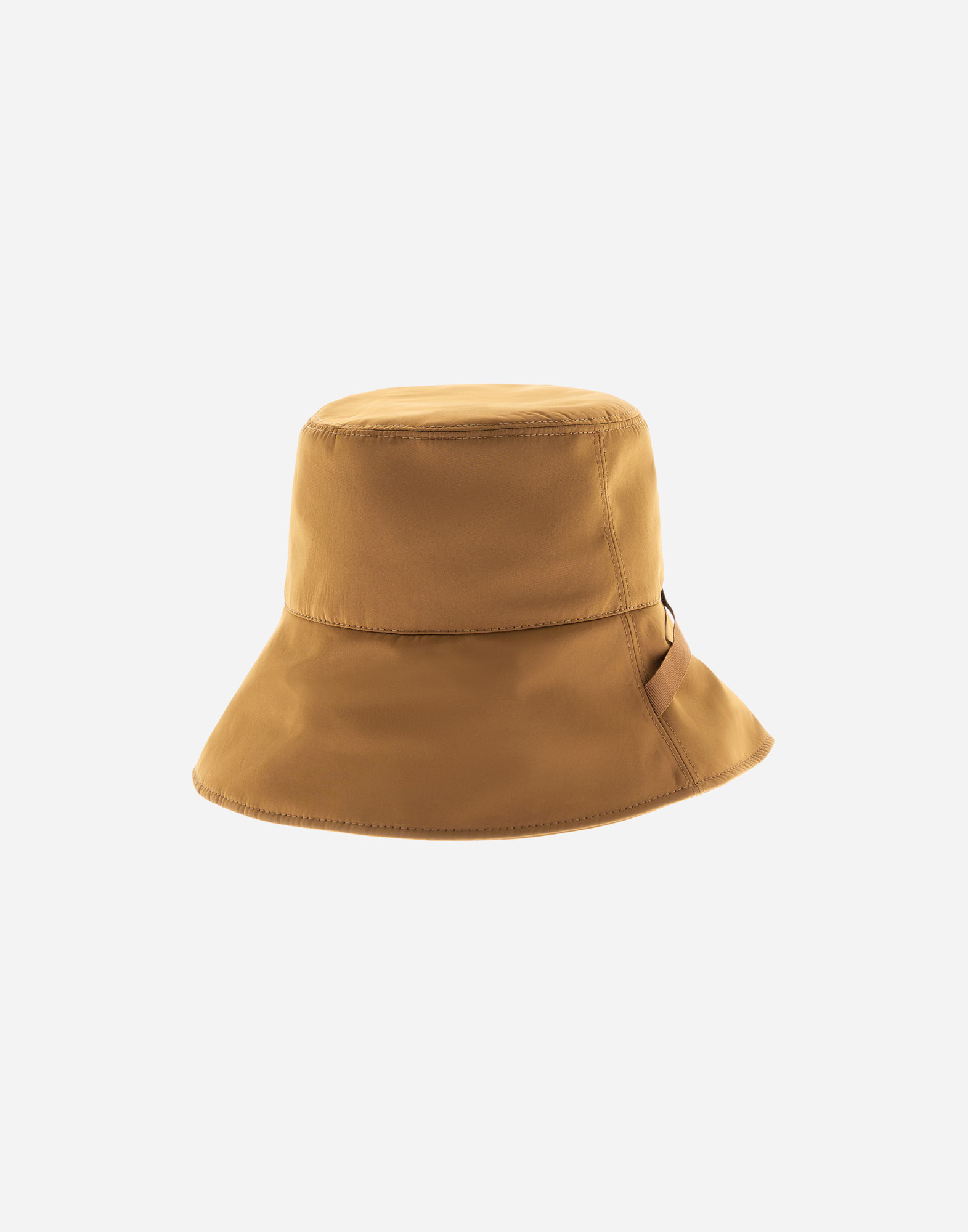 Herno New Techno Taffeta Hat In Camel