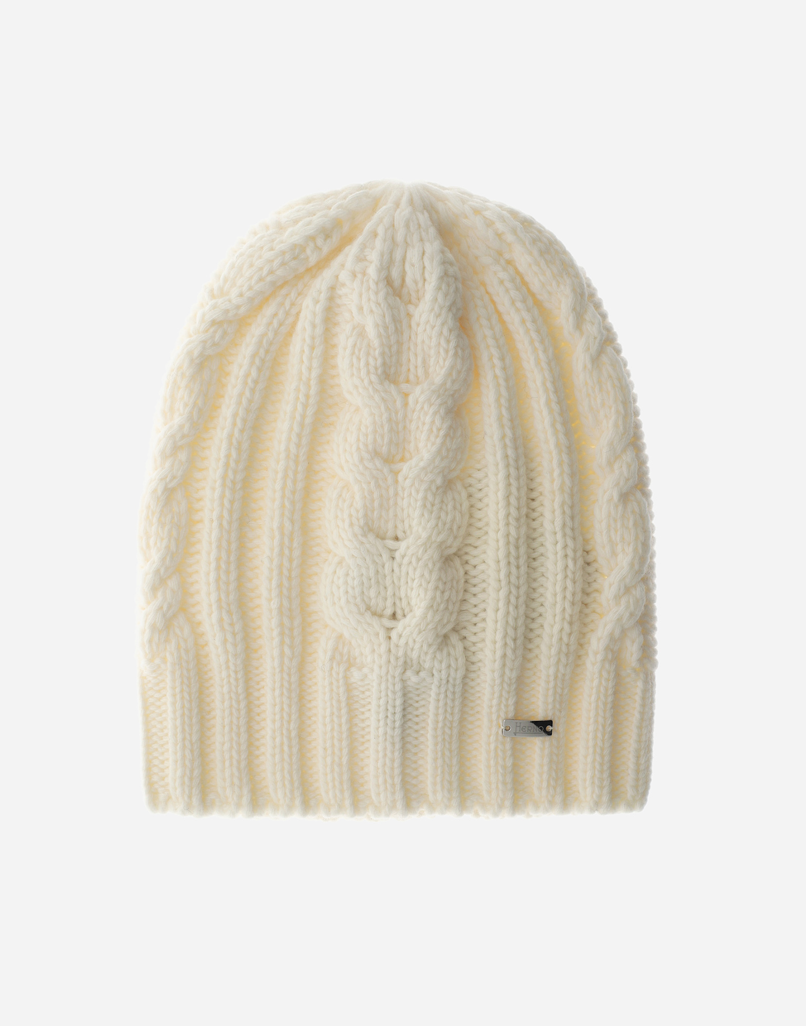 HERNO RESORT BEANIE IN INFINITY BRAID 