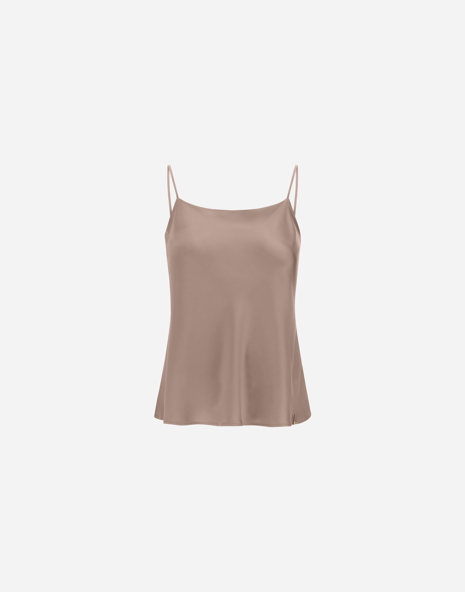 Herno Satin Top In Dove Grey