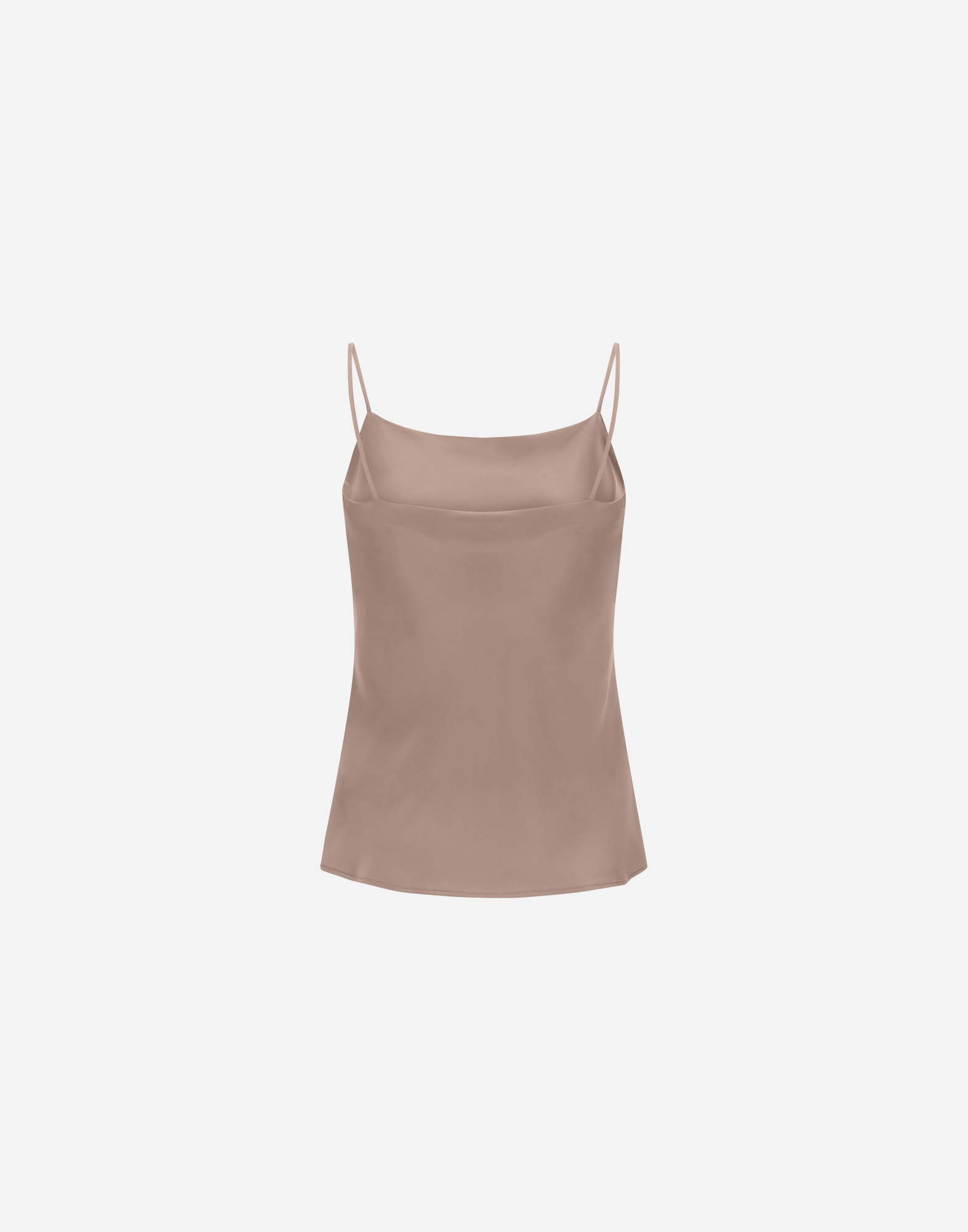 Herno Satin Top In Dove Grey