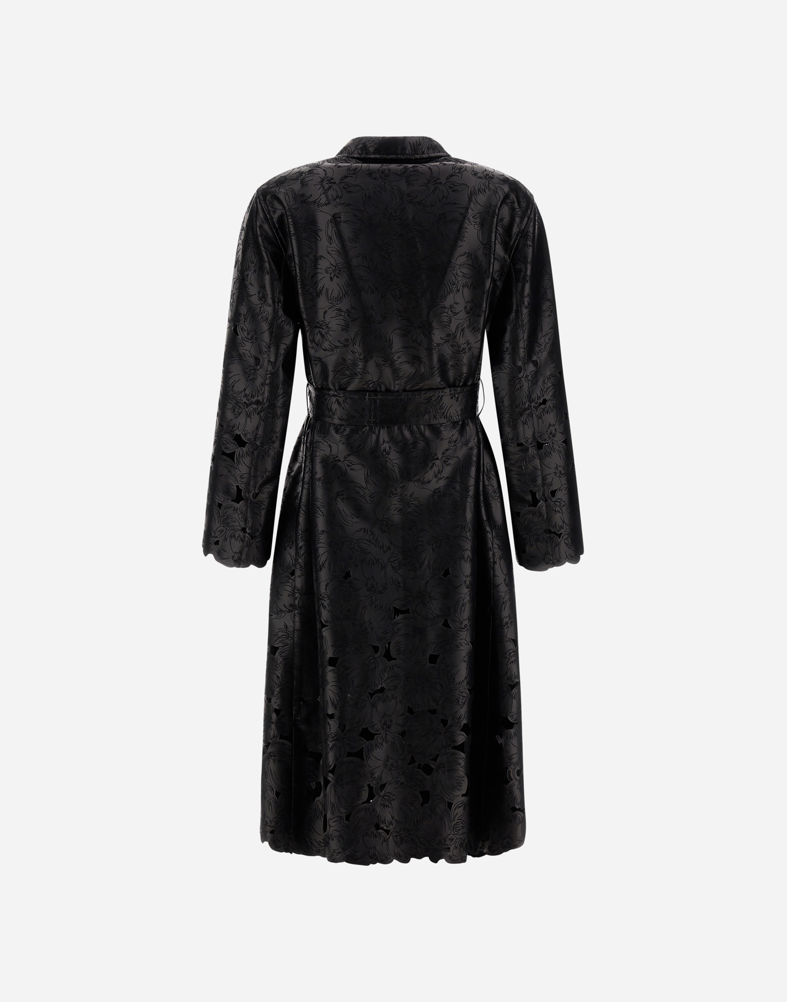 Herno Coat In Alternative Nappa In Black