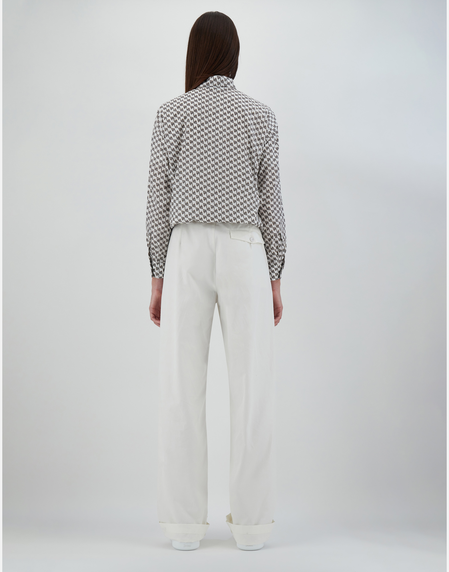 Herno Printex H Shirt In White/blue