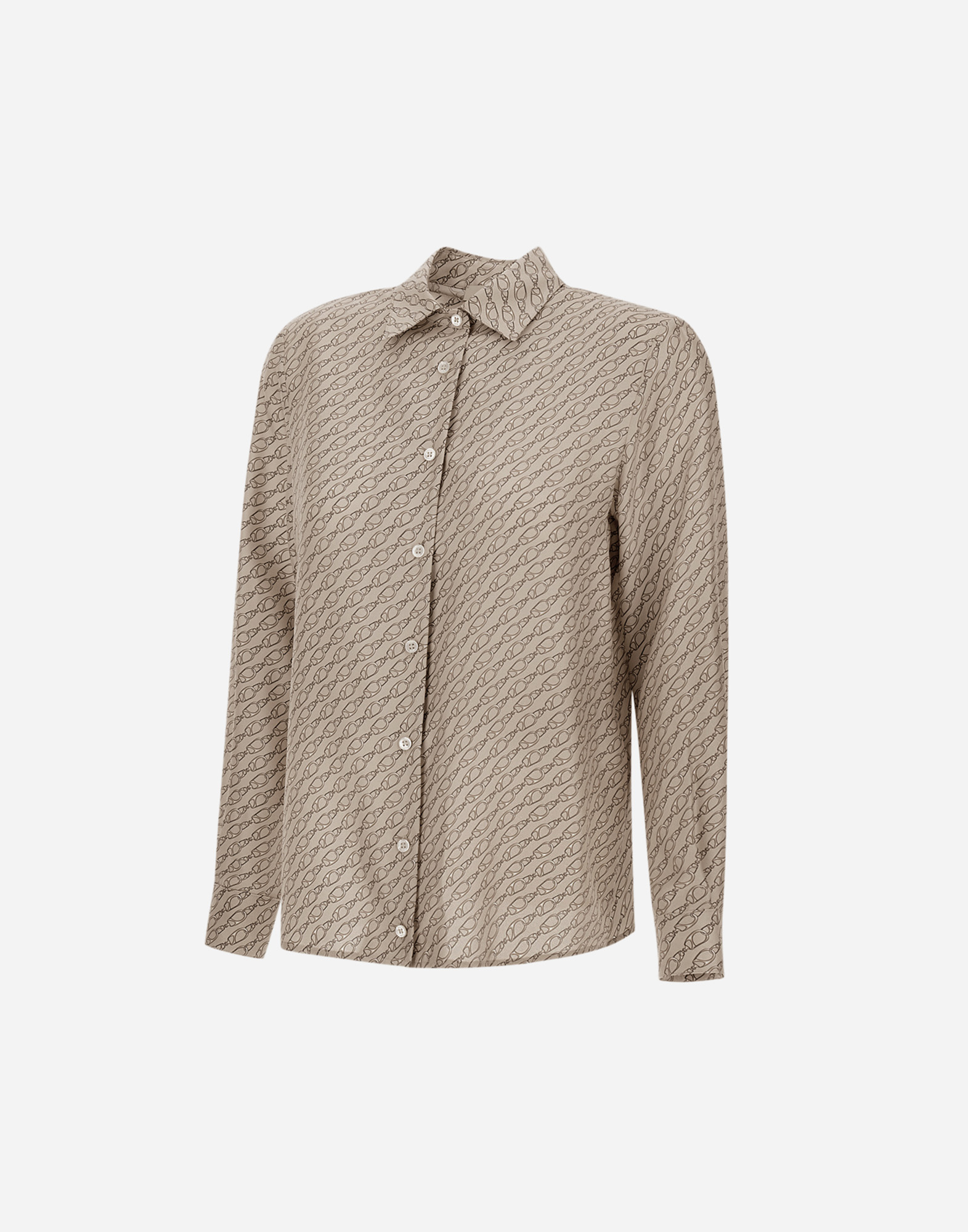 HERNO SHIRT IN ICONIC PRINT SILK 