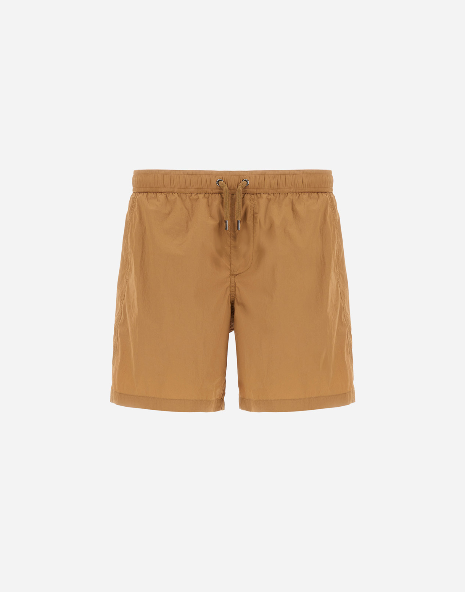 Herno Ultralight Crease Beach Boxers In Camel