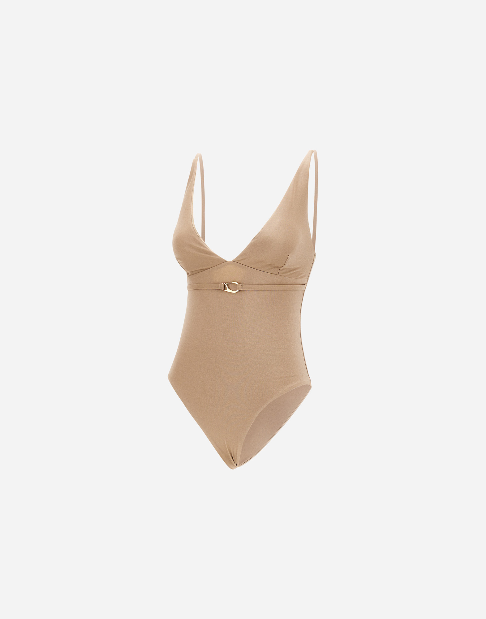 Herno One-piece Swimsuit In Shiny Pool In Chantilly