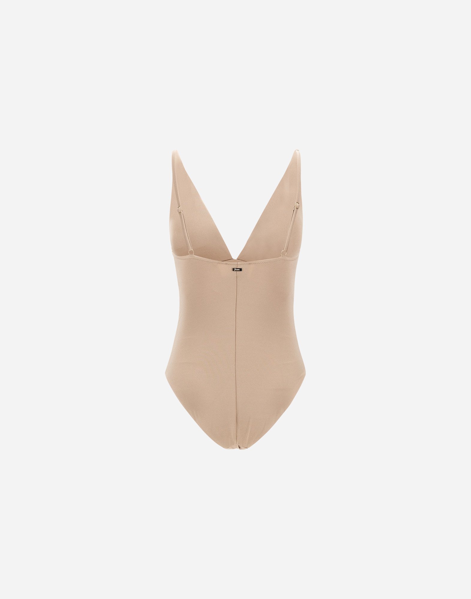 Herno One-piece Swimsuit In Shiny Pool In Chantilly